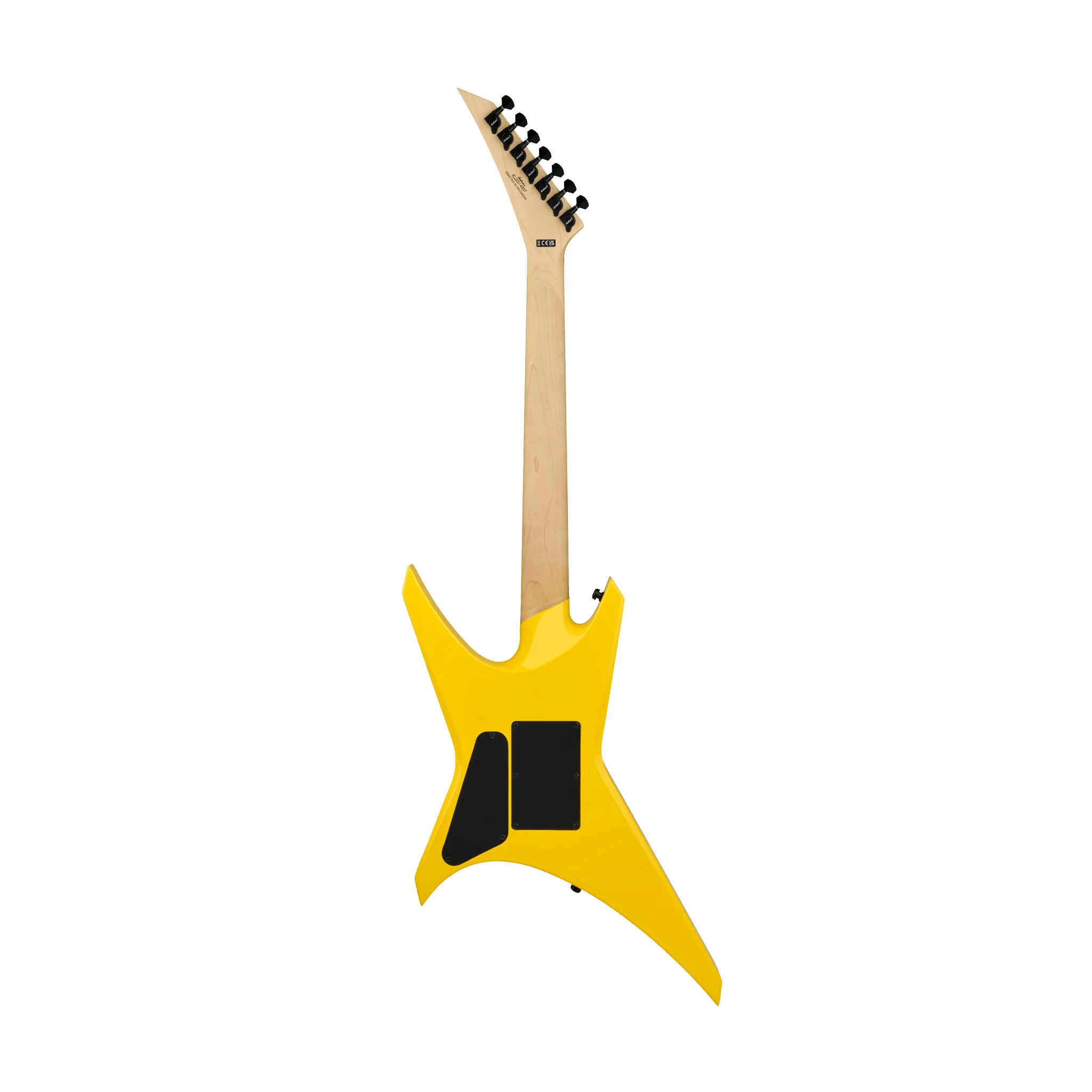 Jackson Pro Series Signature Dave Davidson Warrior WR7 Electric Guitar, Ebony FB, Ferrari Yellow - Image 2