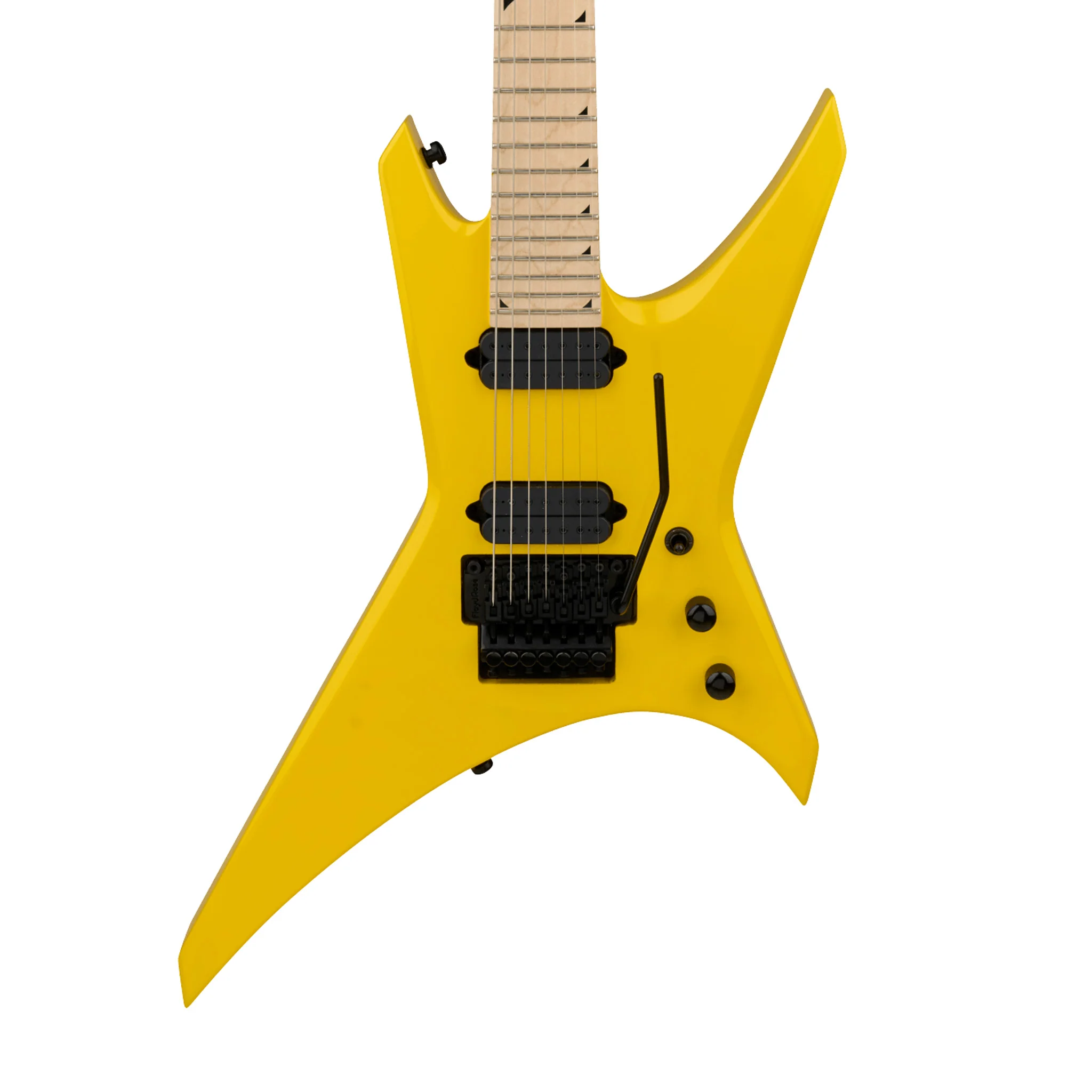 Jackson Pro Series Signature Dave Davidson Warrior WR7 Electric Guitar, Ebony FB, Ferrari Yellow - Image 3