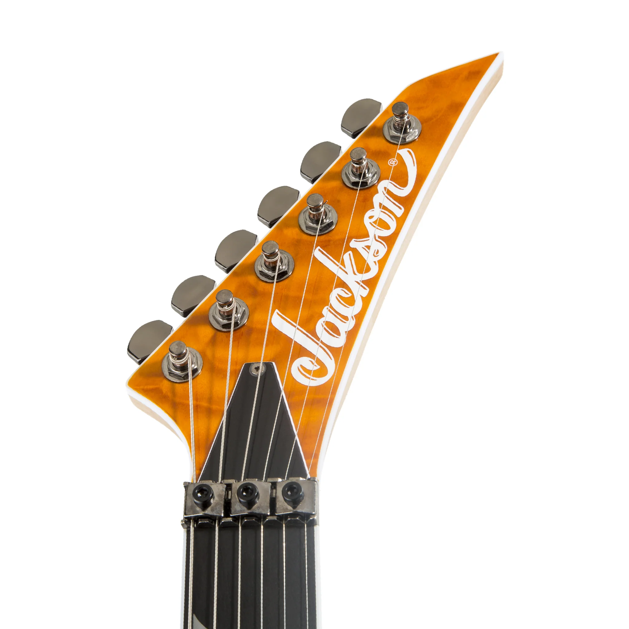 Jackson Pro Series Soloist SL3Q MAH Electric Guitar, Ebony FB, Dark Amber - Image 5