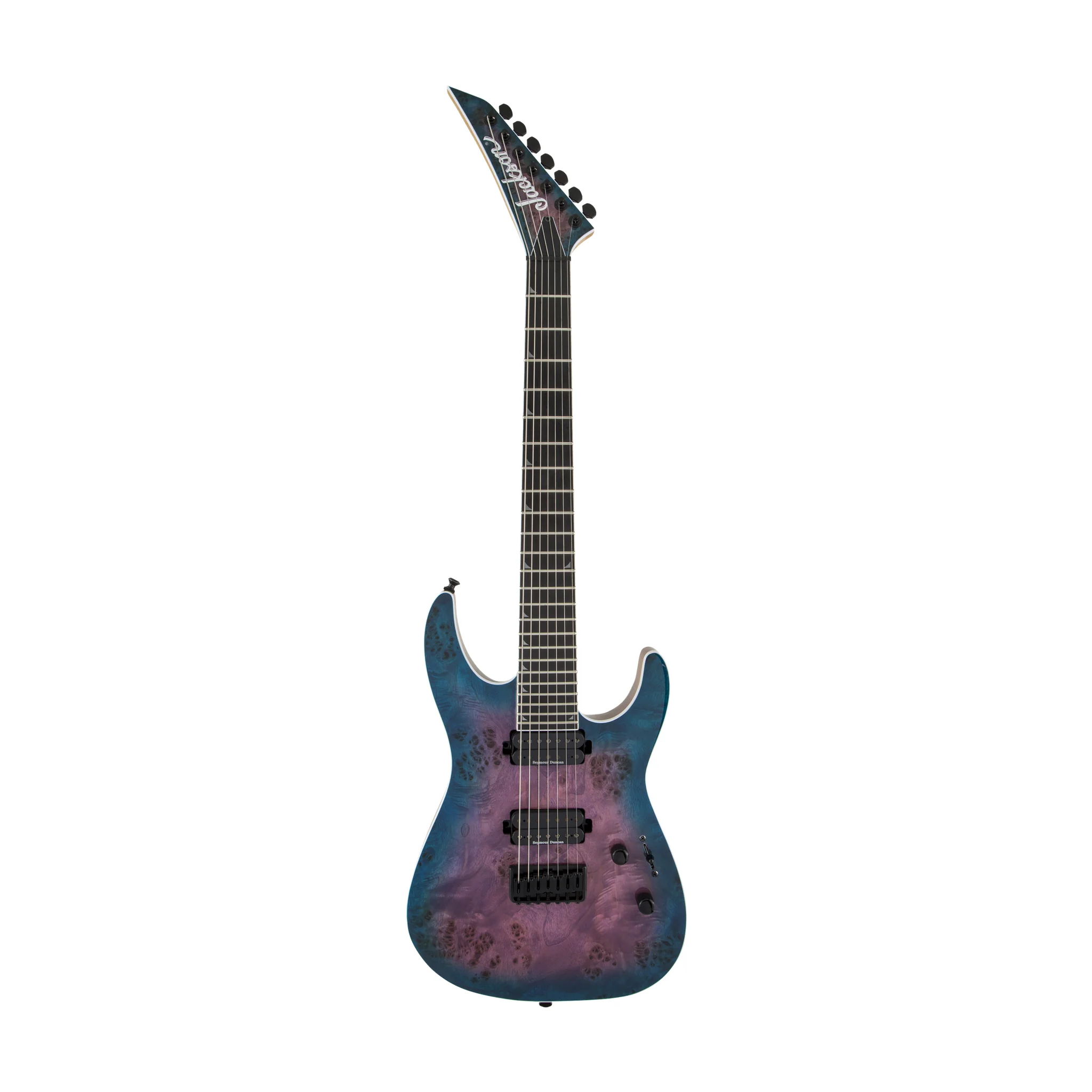 Jackson Pro Series Soloist SL7P HT MAH Electric Guitar, Ebony FB, Northern Lights