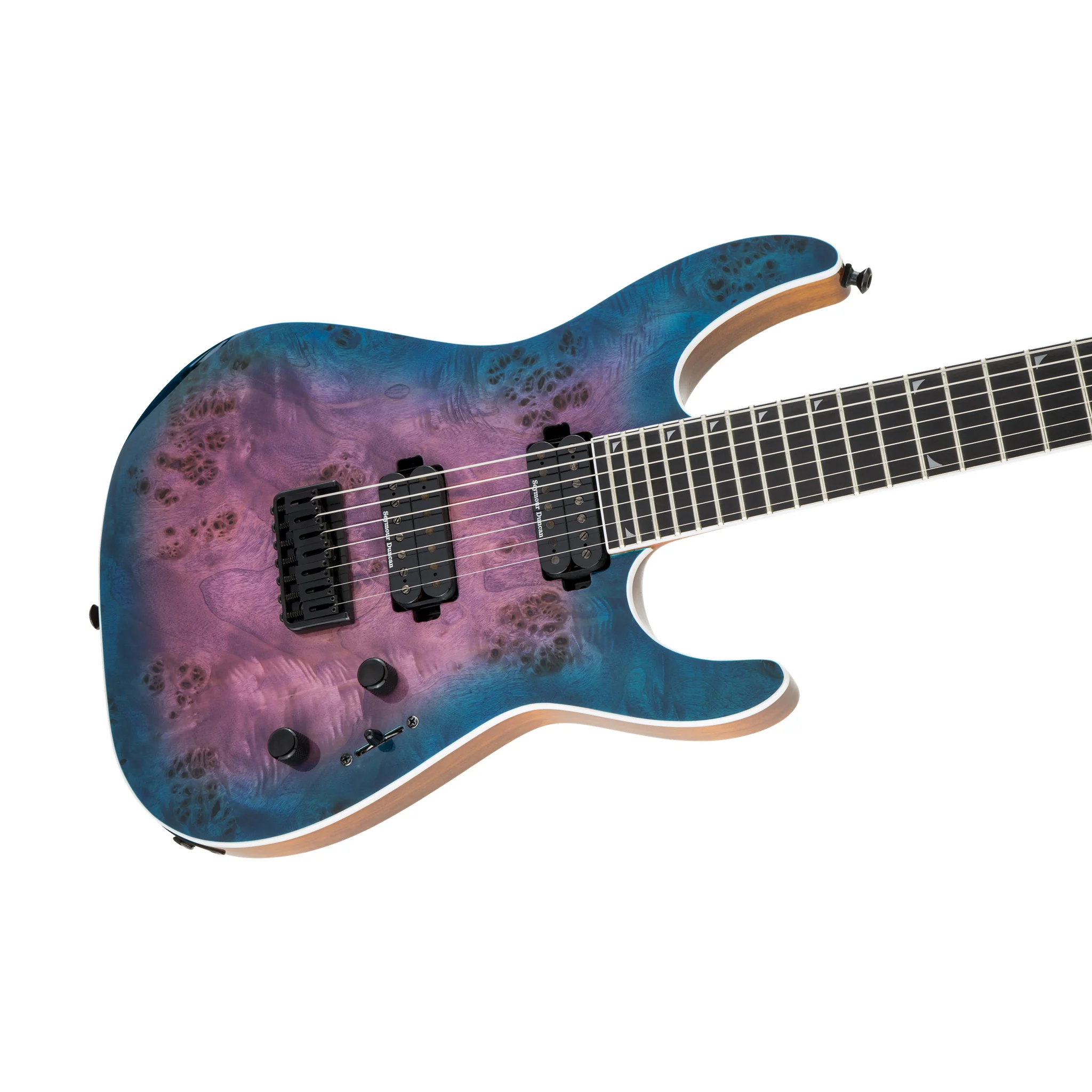 Jackson Pro Series Soloist SL7P HT MAH Electric Guitar, Ebony FB, Northern Lights - Image 3
