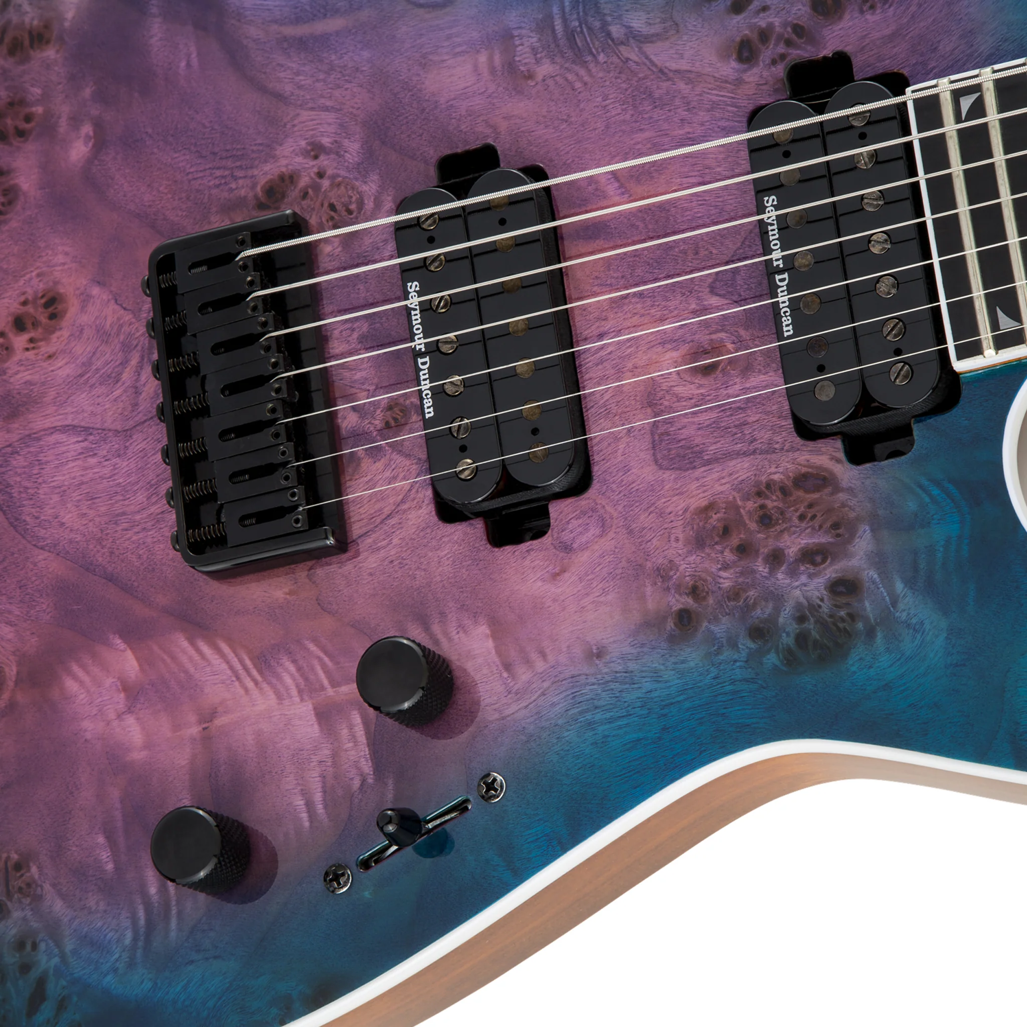Jackson Pro Series Soloist SL7P HT MAH Electric Guitar, Ebony FB, Northern Lights - Image 4