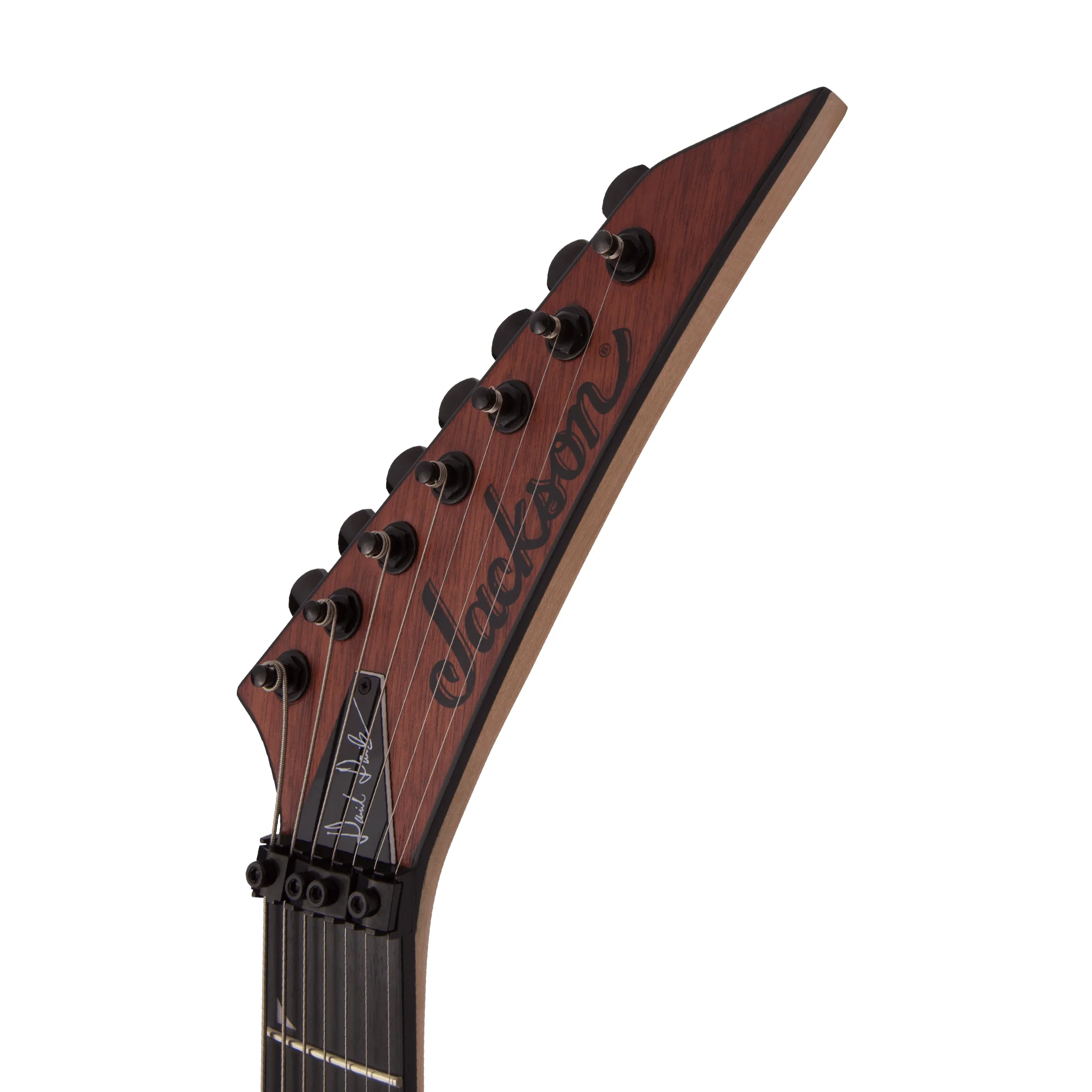 Jackson Pro Series WR7 Dave Davidson Signature Warrior Electric Guitar, Ebony FB, Natural Walnut - Image 4
