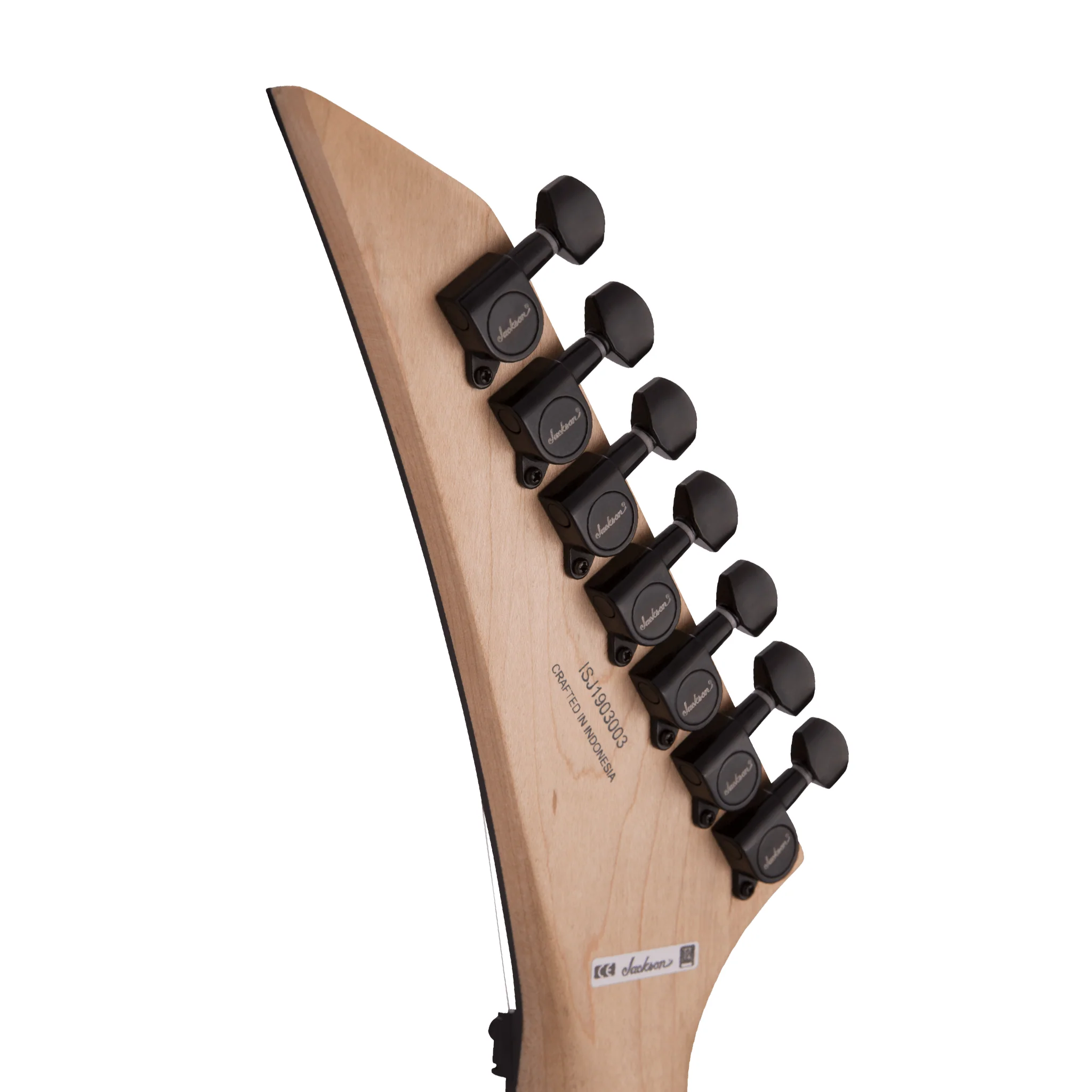 Jackson Pro Series WR7 Dave Davidson Signature Warrior Electric Guitar, Ebony FB, Natural Walnut - Image 5