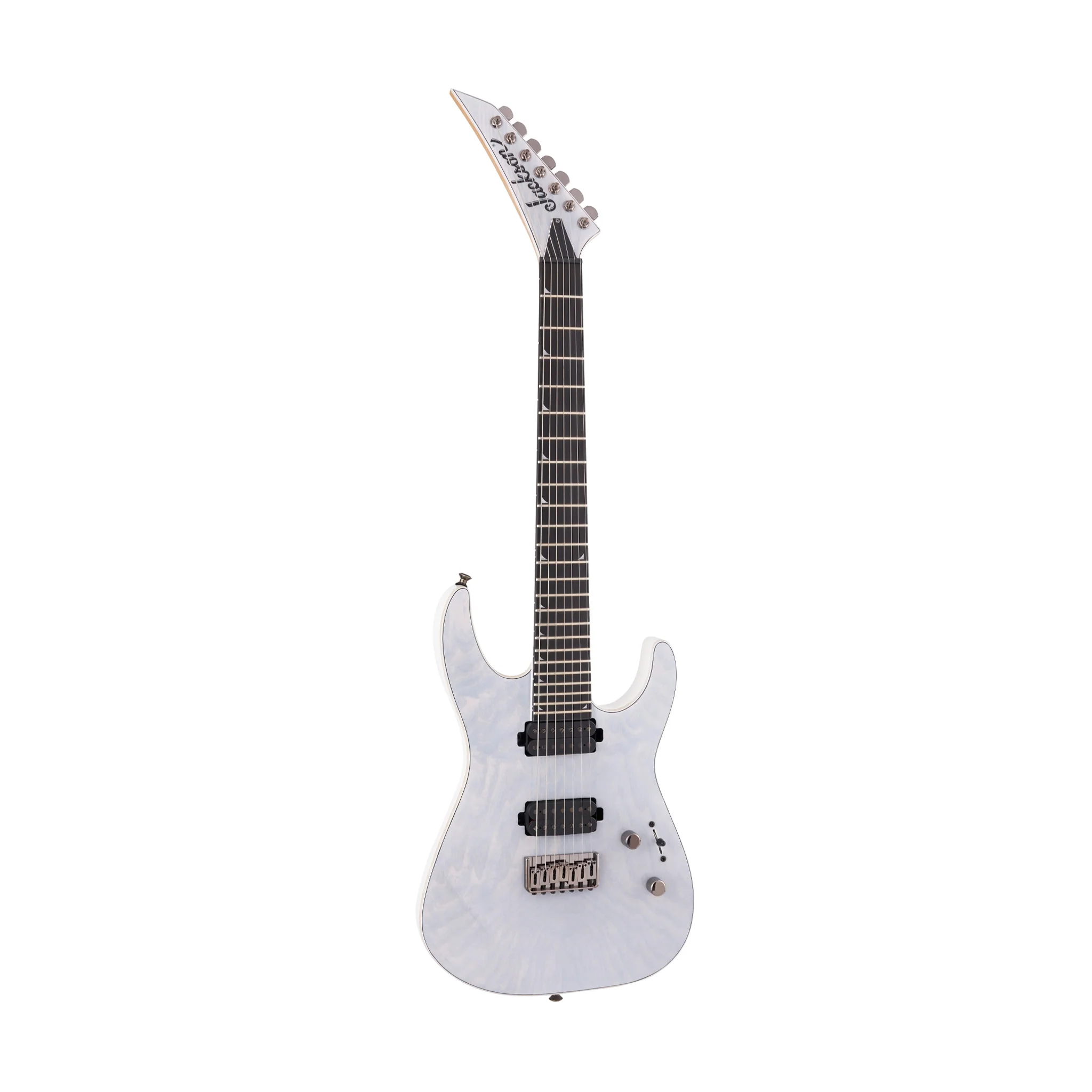Jackson Pro Soloist SL7A MAH HT Electric Guitar, Ebony FB, Unicorn White - Image 3