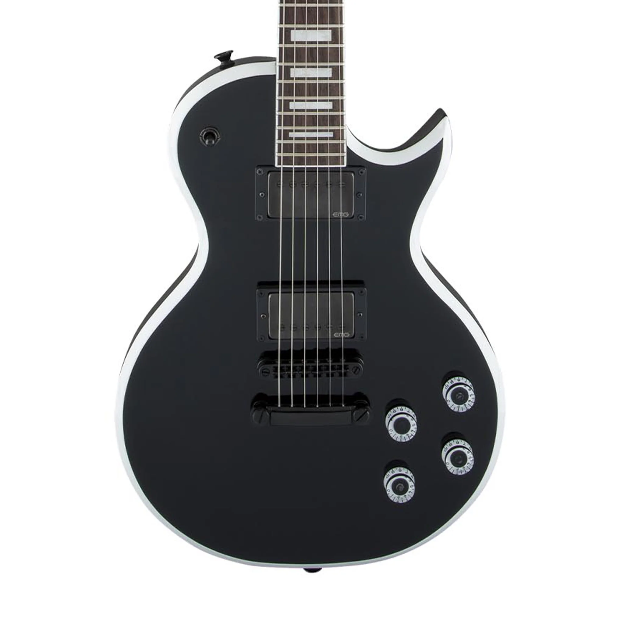 Jackson Signature Marty Friedman MF-1 Electric Guitar, RW FB, Gloss Black w/White Bevels - Image 3
