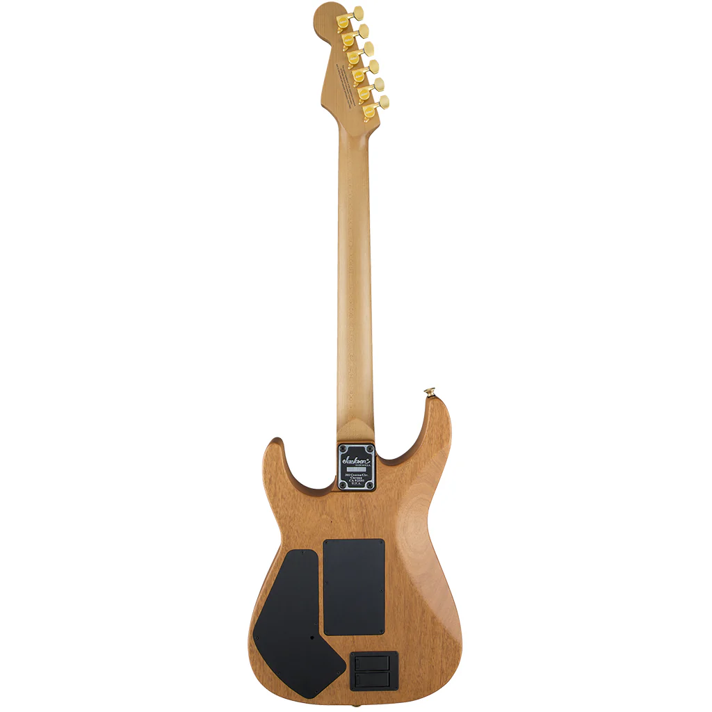 Jackson USA Signature Phil Collen PC1 Electric Guitar, Satin Trans Amber - Image 2