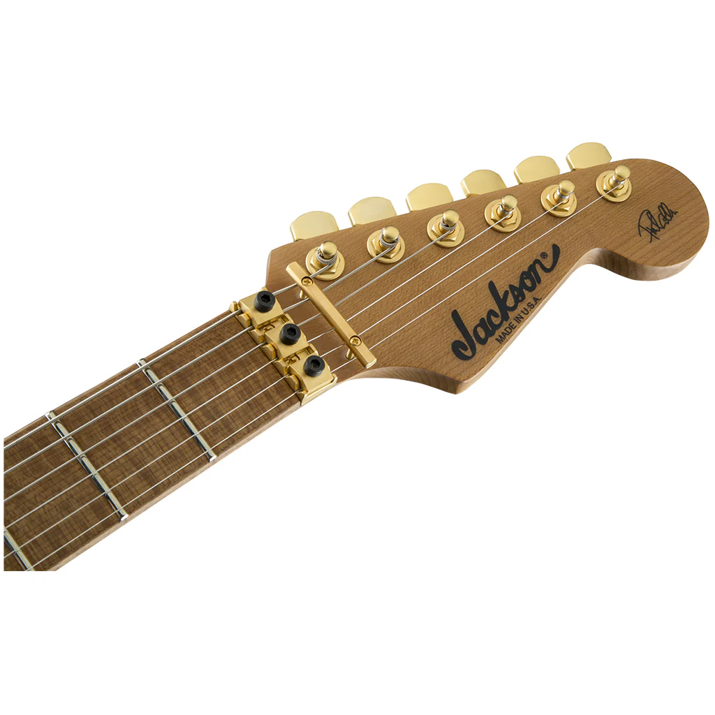 Jackson USA Signature Phil Collen PC1 Electric Guitar, Satin Trans Amber - Image 4