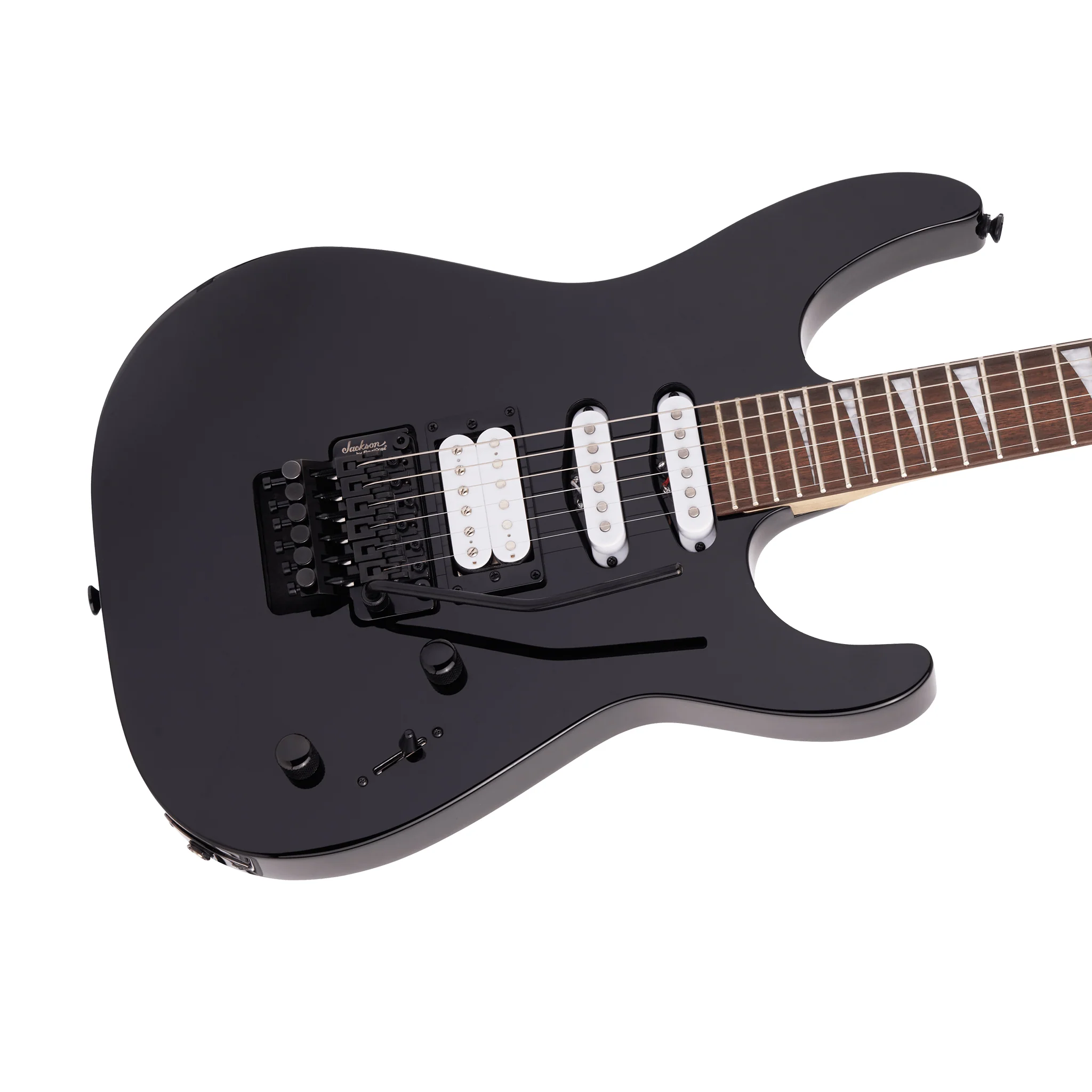 Jackson X Series Dinky DK3XR HSS Electric Guitar, Laurel FB, Gloss Black - Image 5