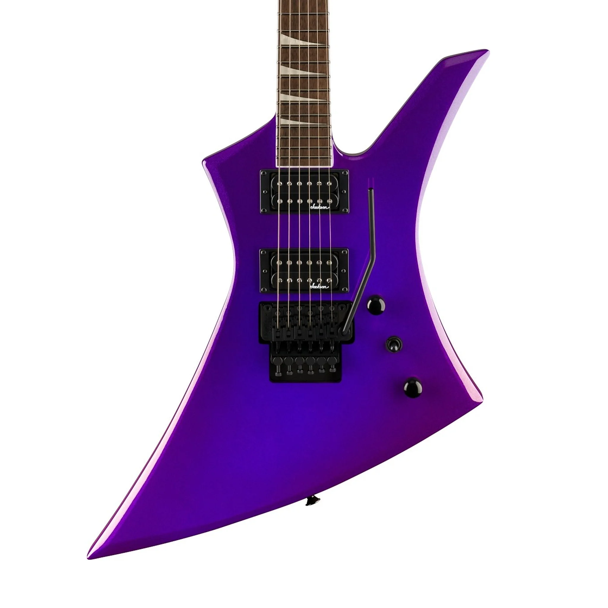 Jackson X Series Kelly KEX Electric Guitar, Laurel FB, Deep Purple Metallic - Image 3