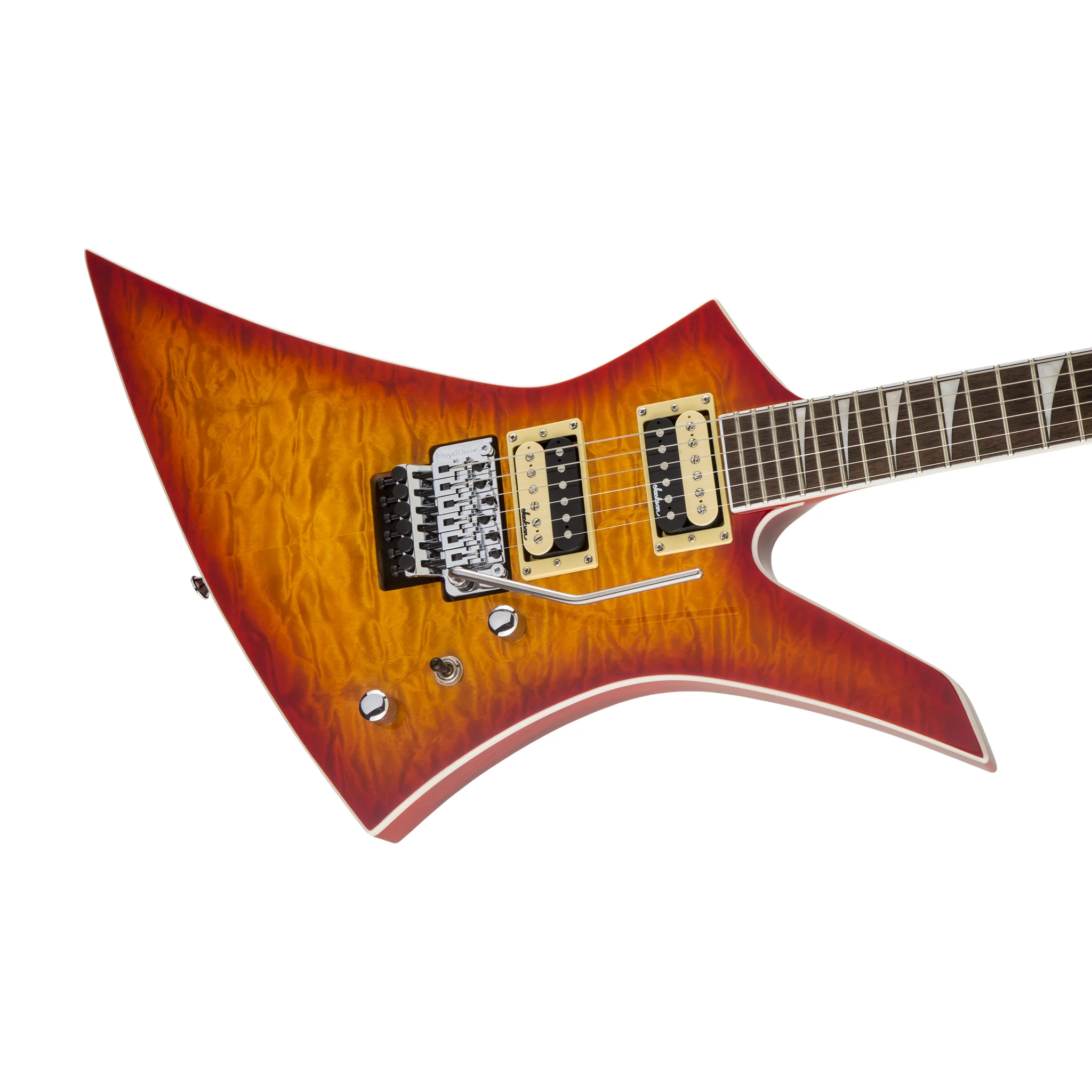 Jackson X Series Kelly KEXQ Electric Guitar, Laurel FB, Cherry Burst - Image 4