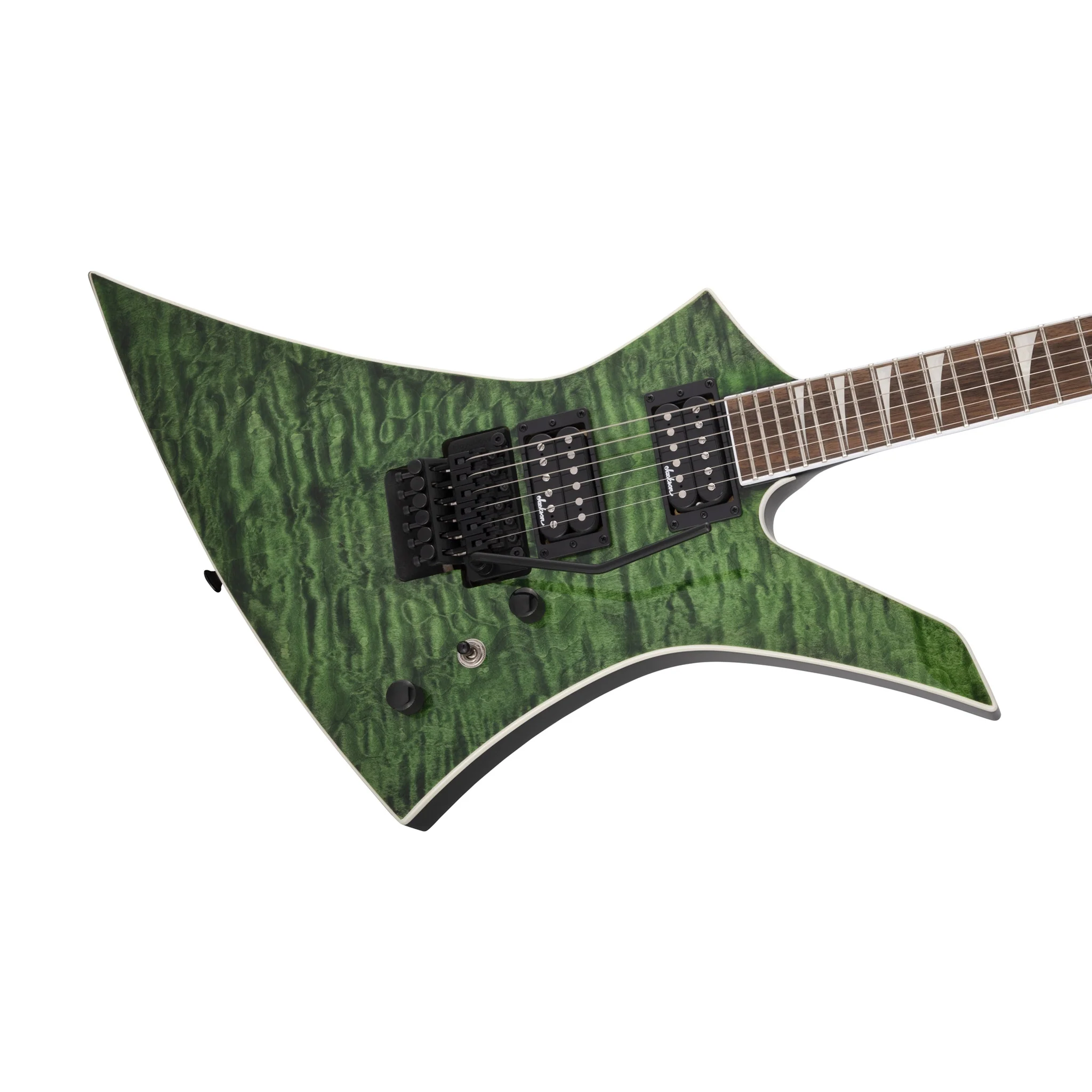 Jackson X Series KEXQ Kelly Electric Guitar, Laurel FB, Transparent Green - Image 6