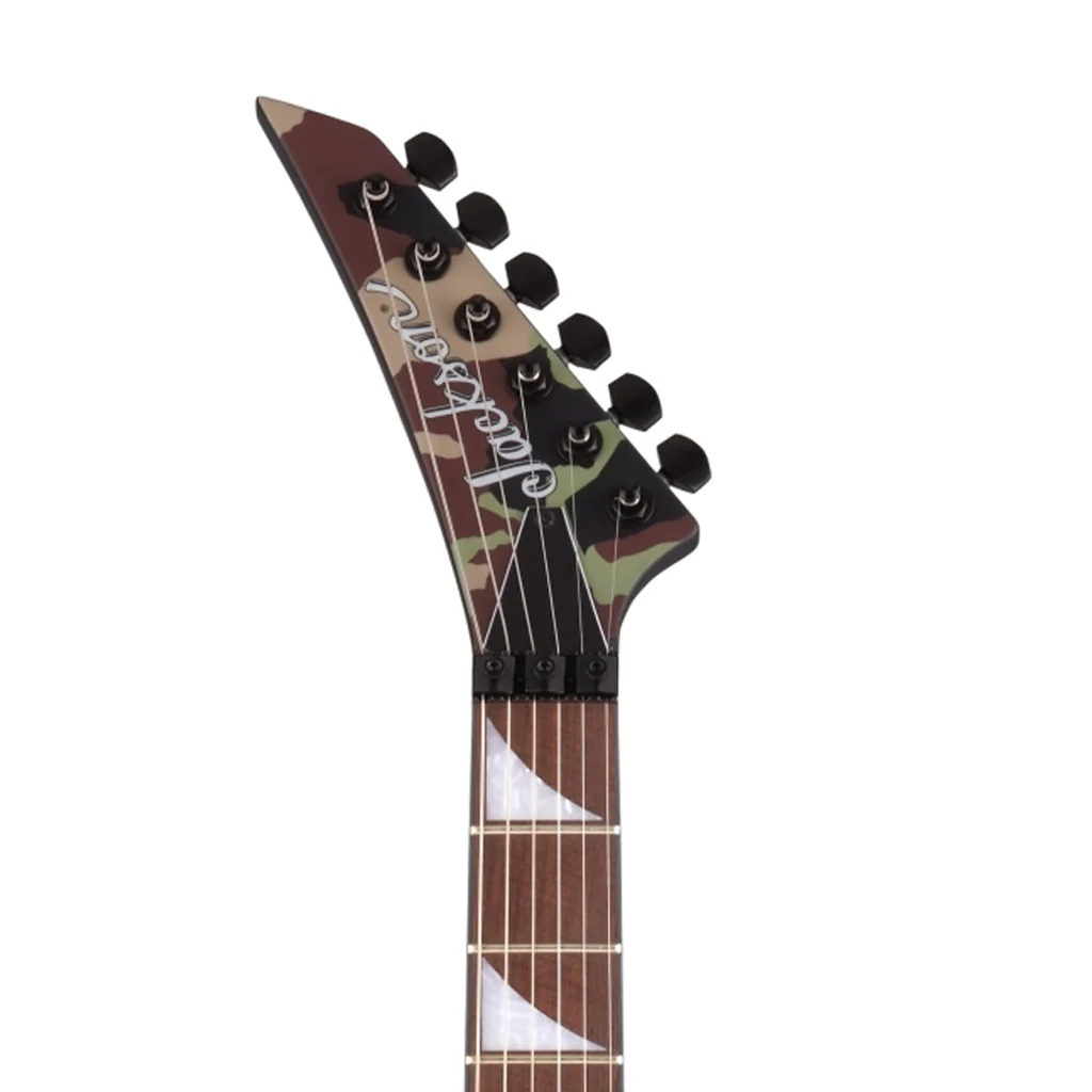 Jackson X Series Rhoads RRX24 Electric Guitar, Laurel FB, Woodland Camo - Image 6