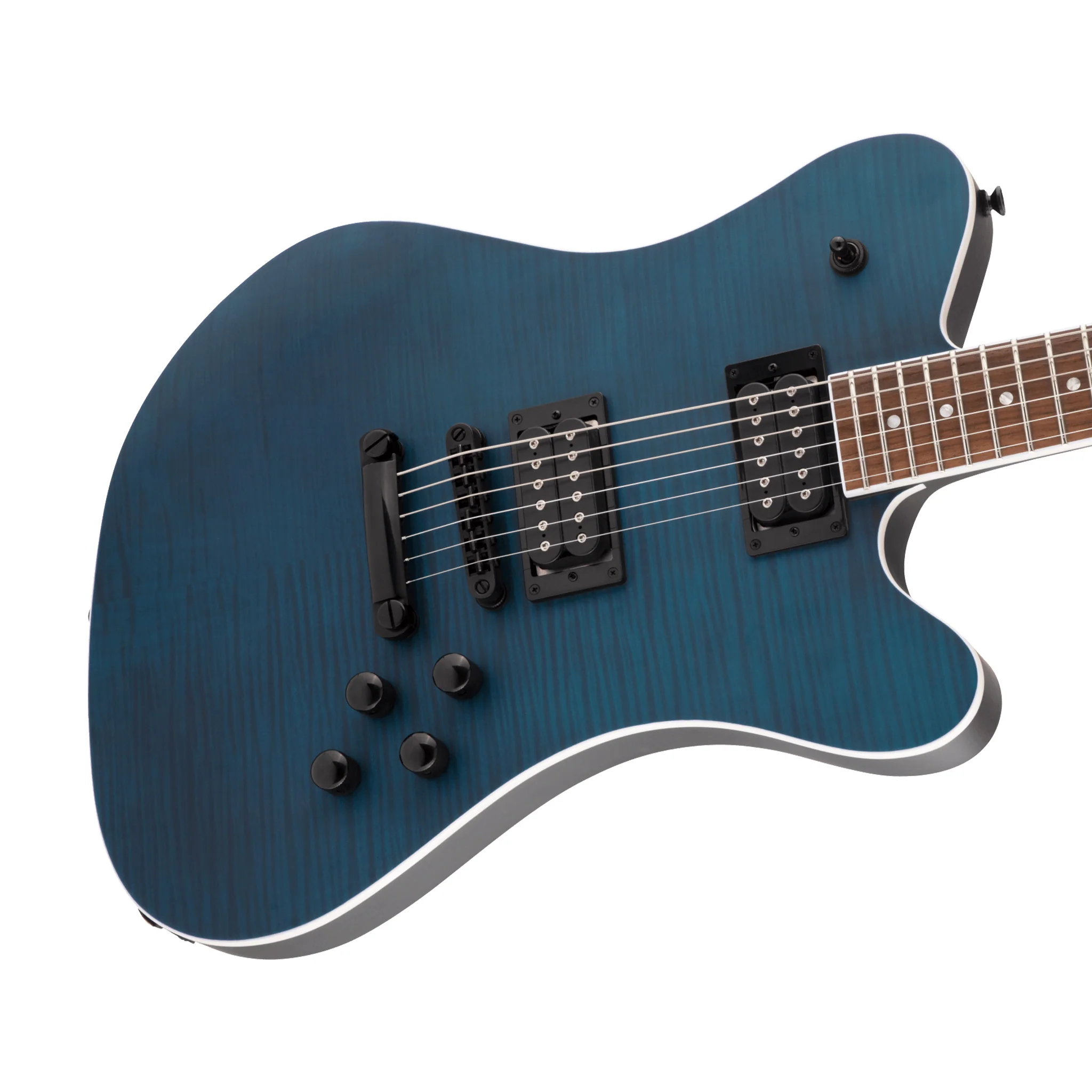 Jackson X Series Signature Mark Morton Dominion DX2FM Electric Guitar, Satin Transparent Blue - Image 3