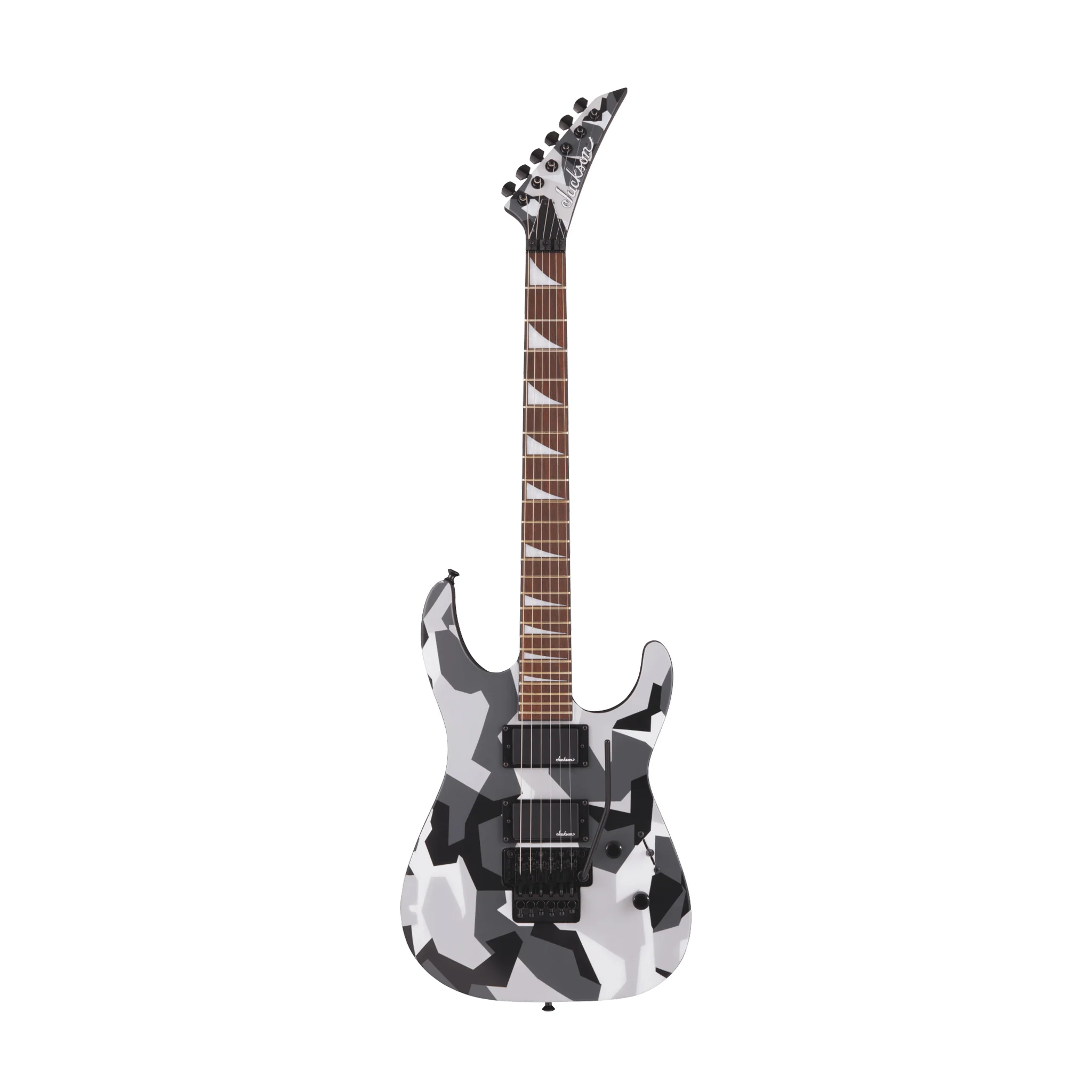 Jackson X Series Soloist SLX DX Camo Electric Guitar, Laurel FB, Winter Camo