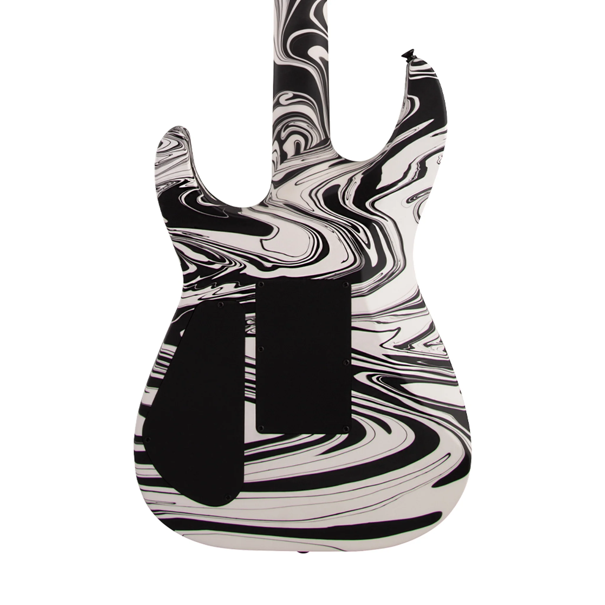 Jackson X Series Soloist SLX DX Swirl Electric Guitar, Laurel FB, Satin White Swirl - Image 4