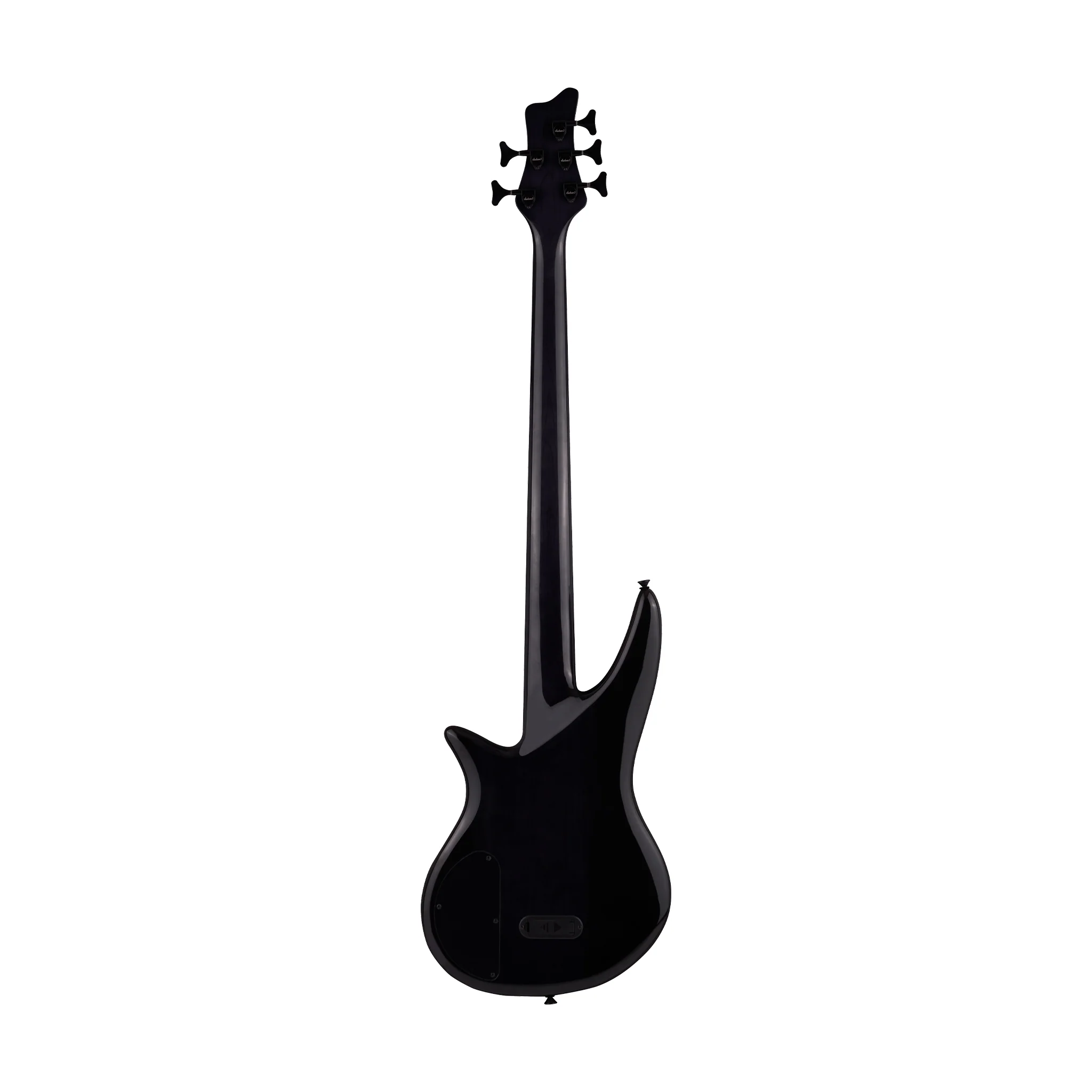Jackson X Series Spectra Bass SBXQ V Electric Guitar, Laurel FB, Transparent Black Burst - Image 2