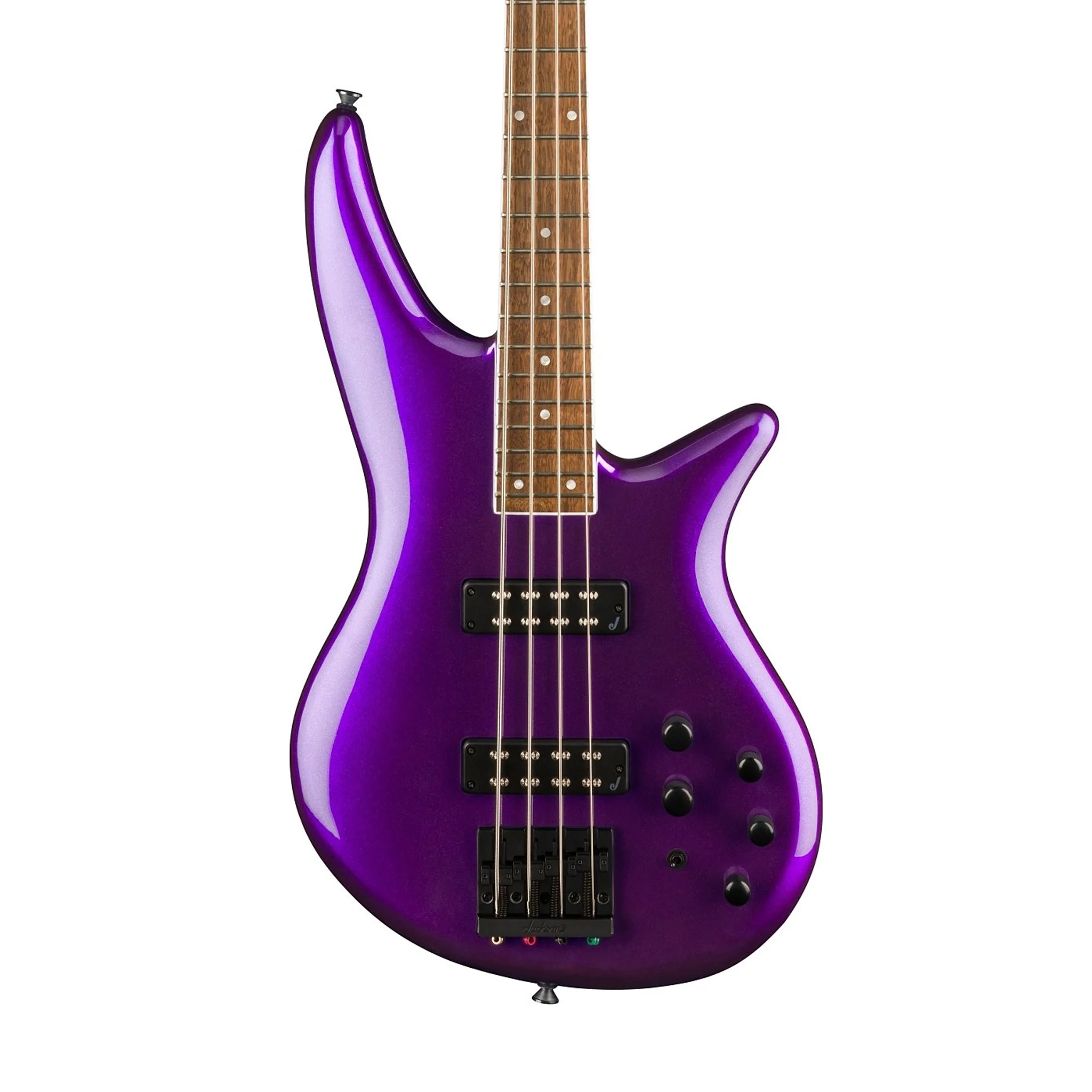 Jackson X Series Spectra IV Bass Guitar, Laurel FB, Deep Purple Metallic - Image 3