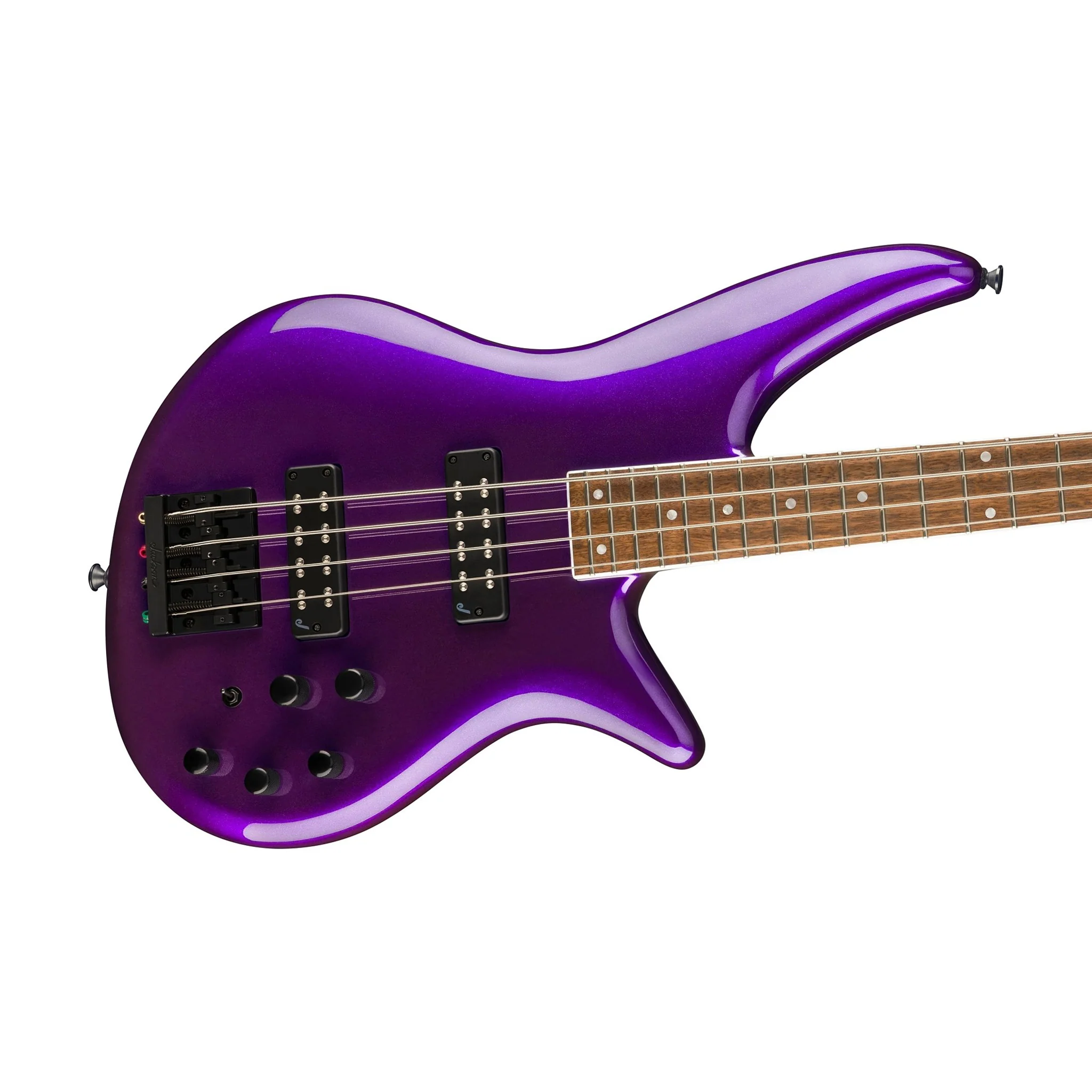 Jackson X Series Spectra IV Bass Guitar, Laurel FB, Deep Purple Metallic - Image 5