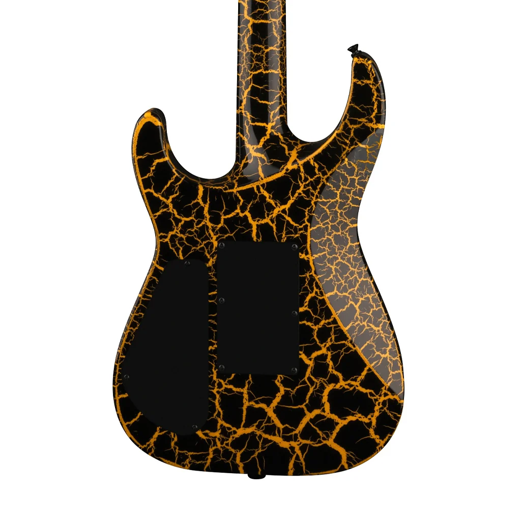 Jackson X Soloist SL3X DX Electric Guitar, Yellow Crackle - Image 4
