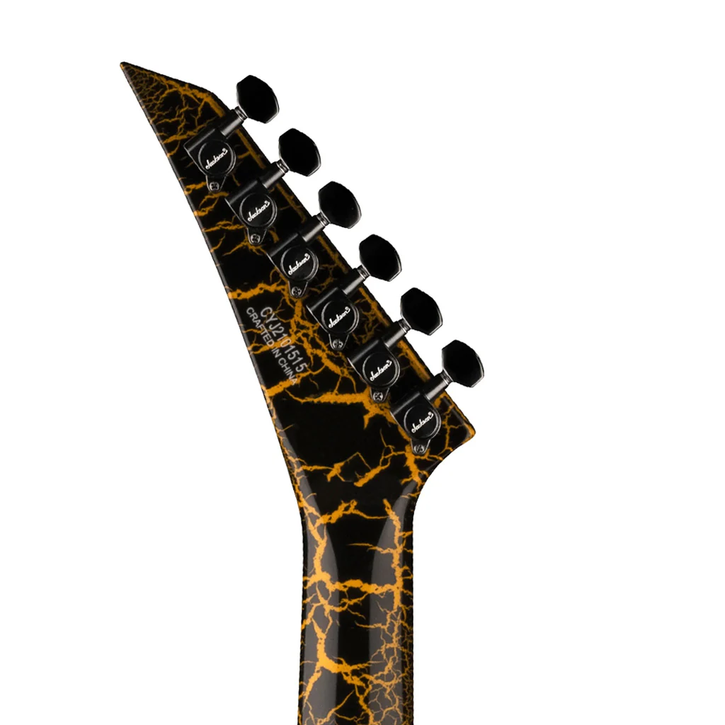 Jackson X Soloist SL3X DX Electric Guitar, Yellow Crackle - Image 7