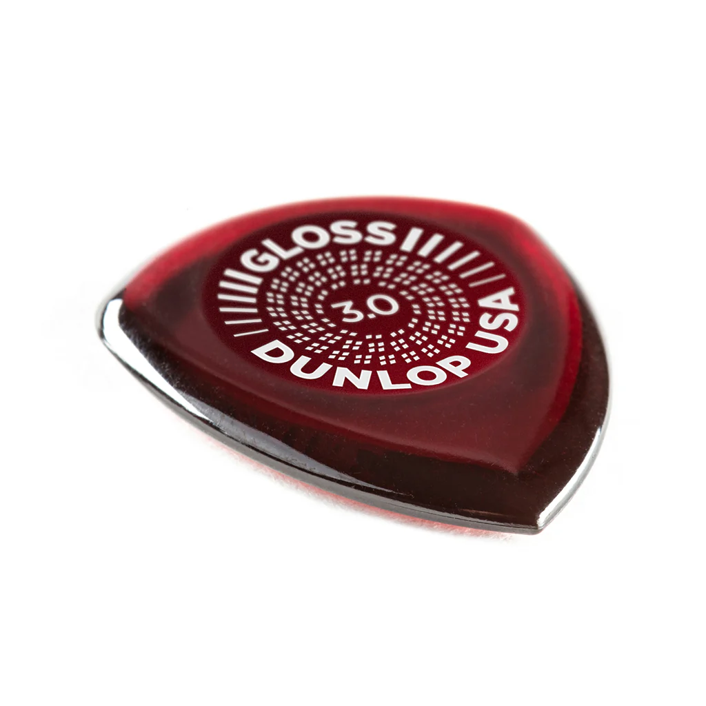 Jim Dunlop 550P3.0 Flow Gloss 3.0MM Guitar Pick, 3-Pack - Image 3
