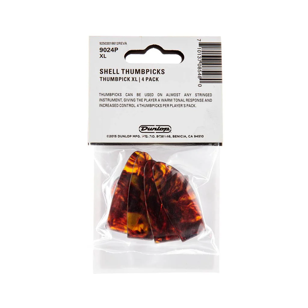 Jim Dunlop 9024P Shell Thumbpick, X-Large, 4-Pack - Image 2