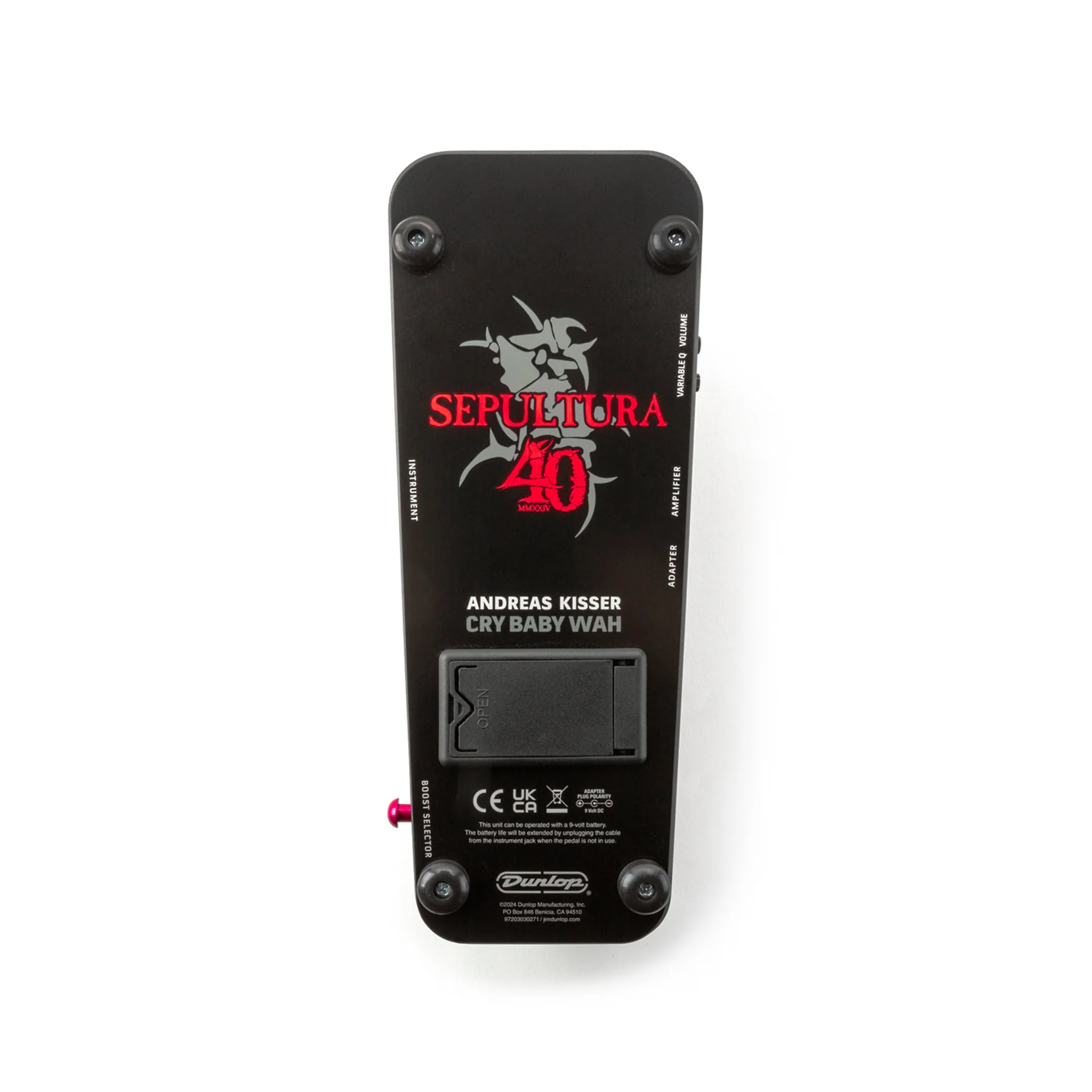 Jim Dunlop AK95MMXXIV Sepultura 40th Anniversary Cry Baby Wah Pedal - Image 5