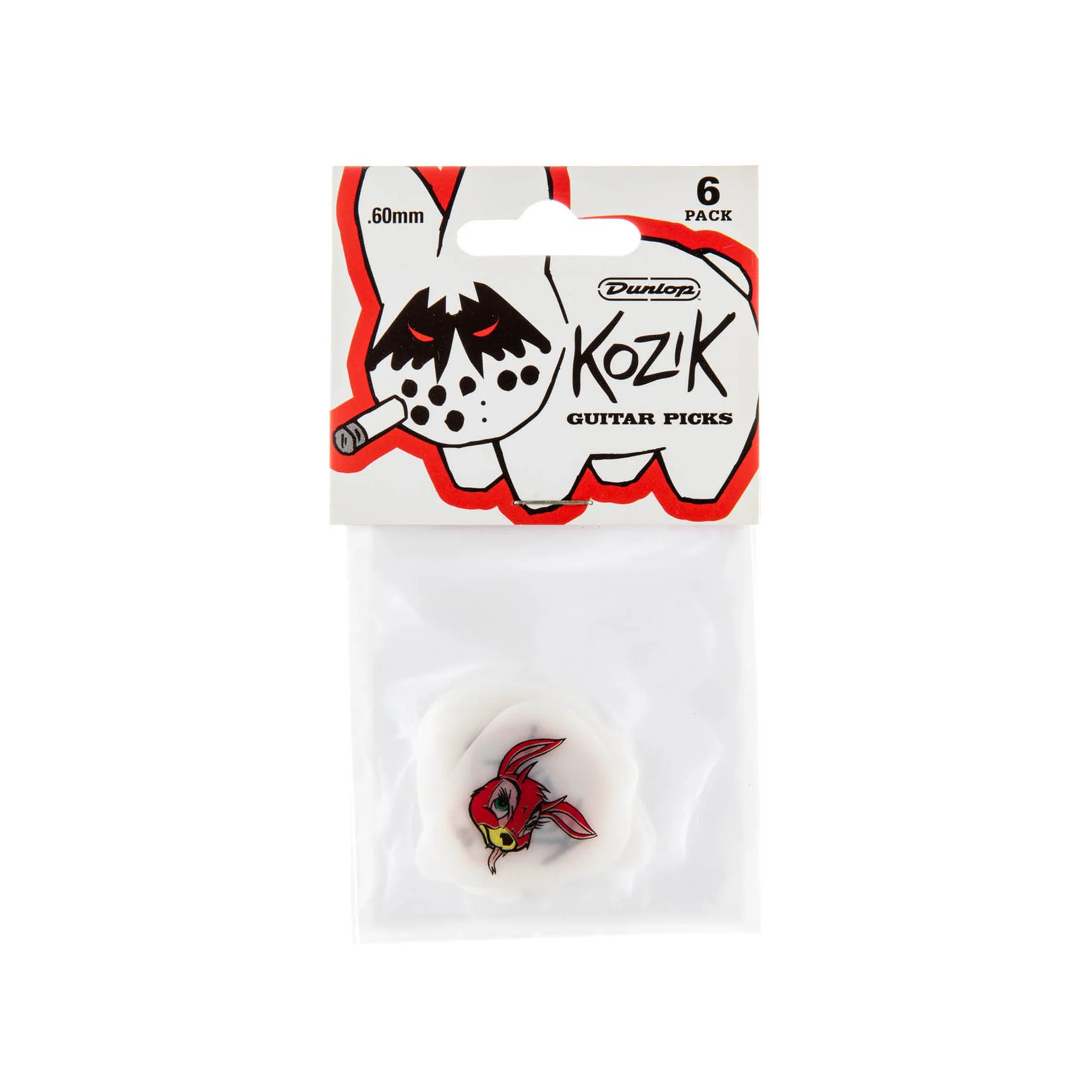 Jim Dunlop BL109P.60 Frank Kozik Series 1 Guitar Picks, 0.60mm, 6-Pack - Image 2