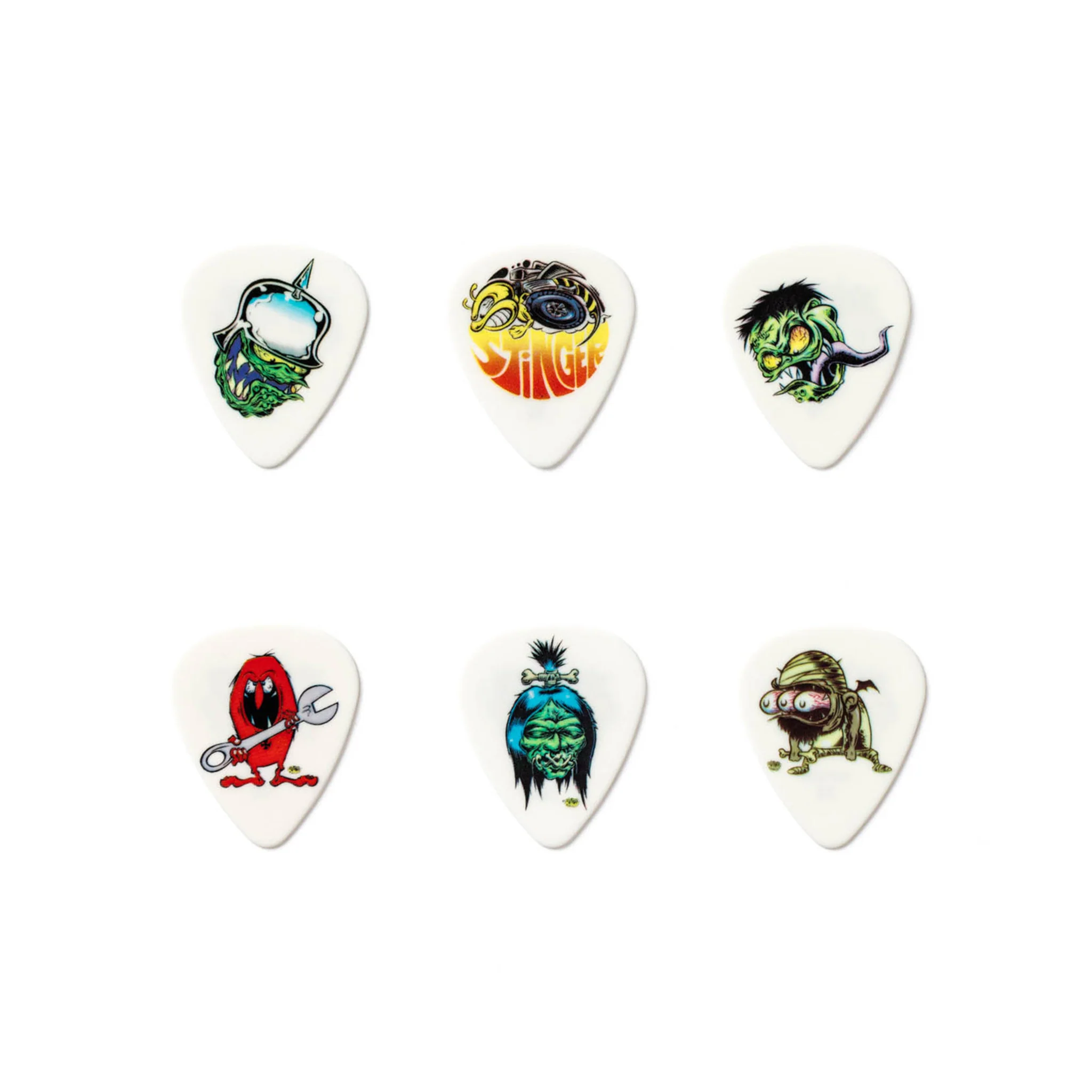Jim Dunlop BL111P1.0 Dirty Donny Series 1 Guitar Picks, 1.0mm, 6-Pack