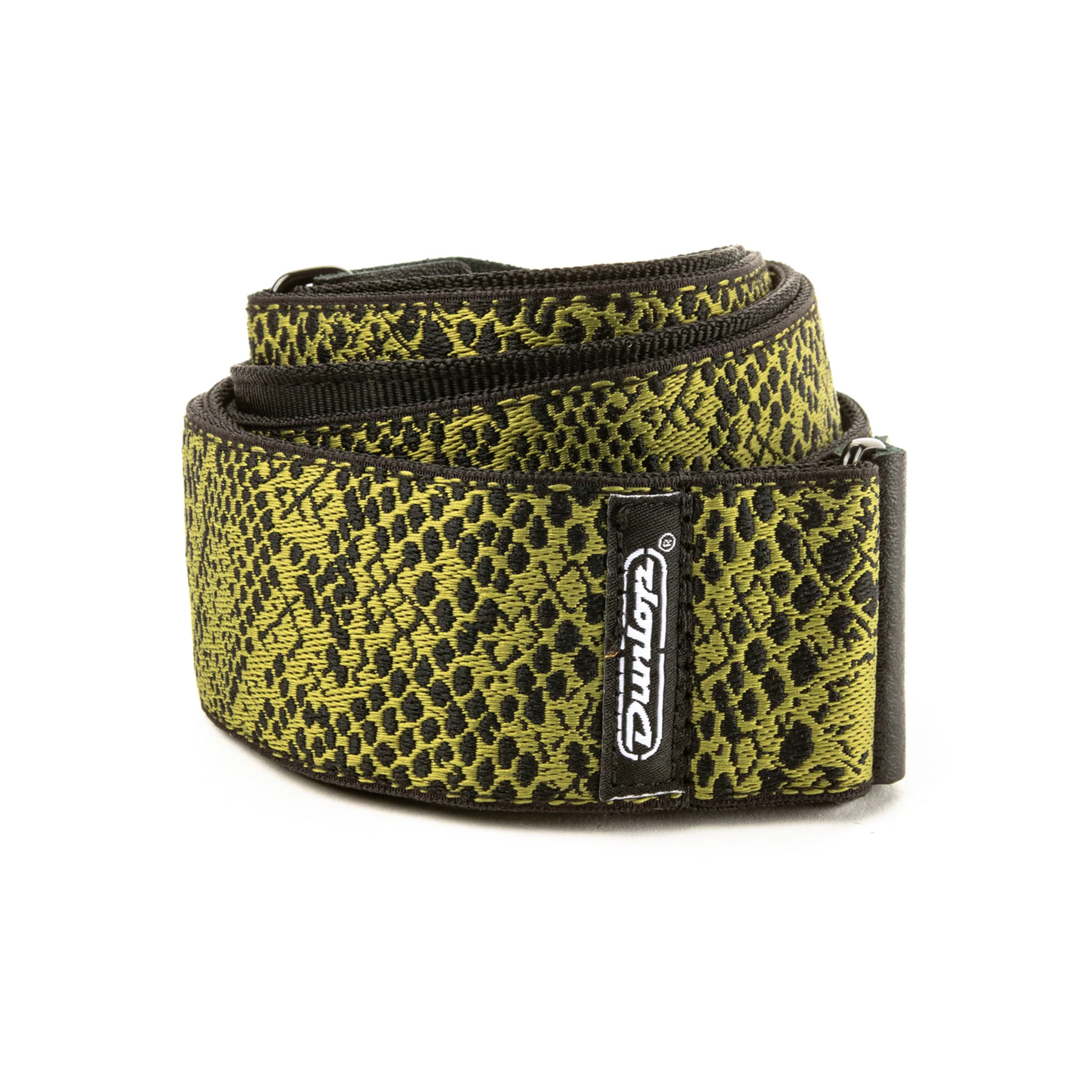 Jim Dunlop D67-24 Jacquard Serpentine Green Guitar Strap - Image 2