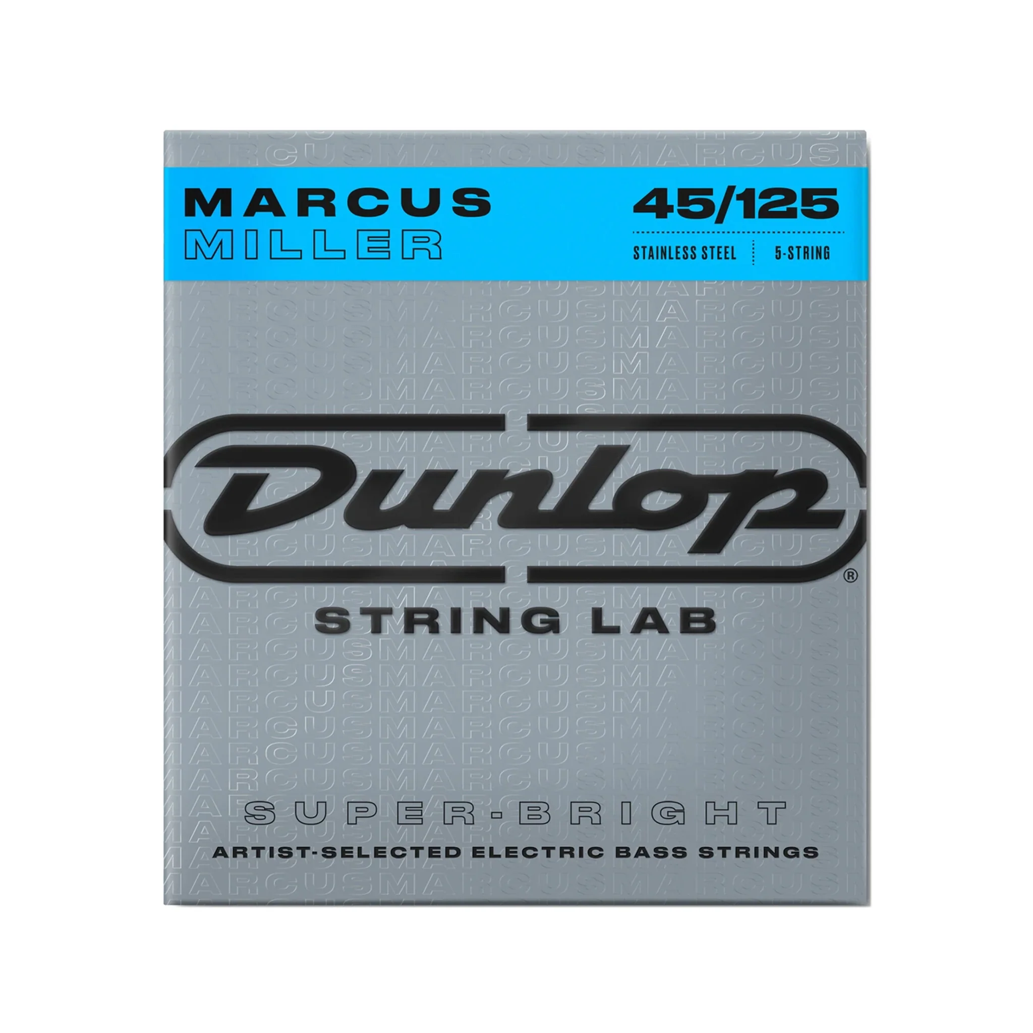 Jim Dunlop DBMMS45125 Marcus Miller Super Bright Bass 5-String Set, 45-125