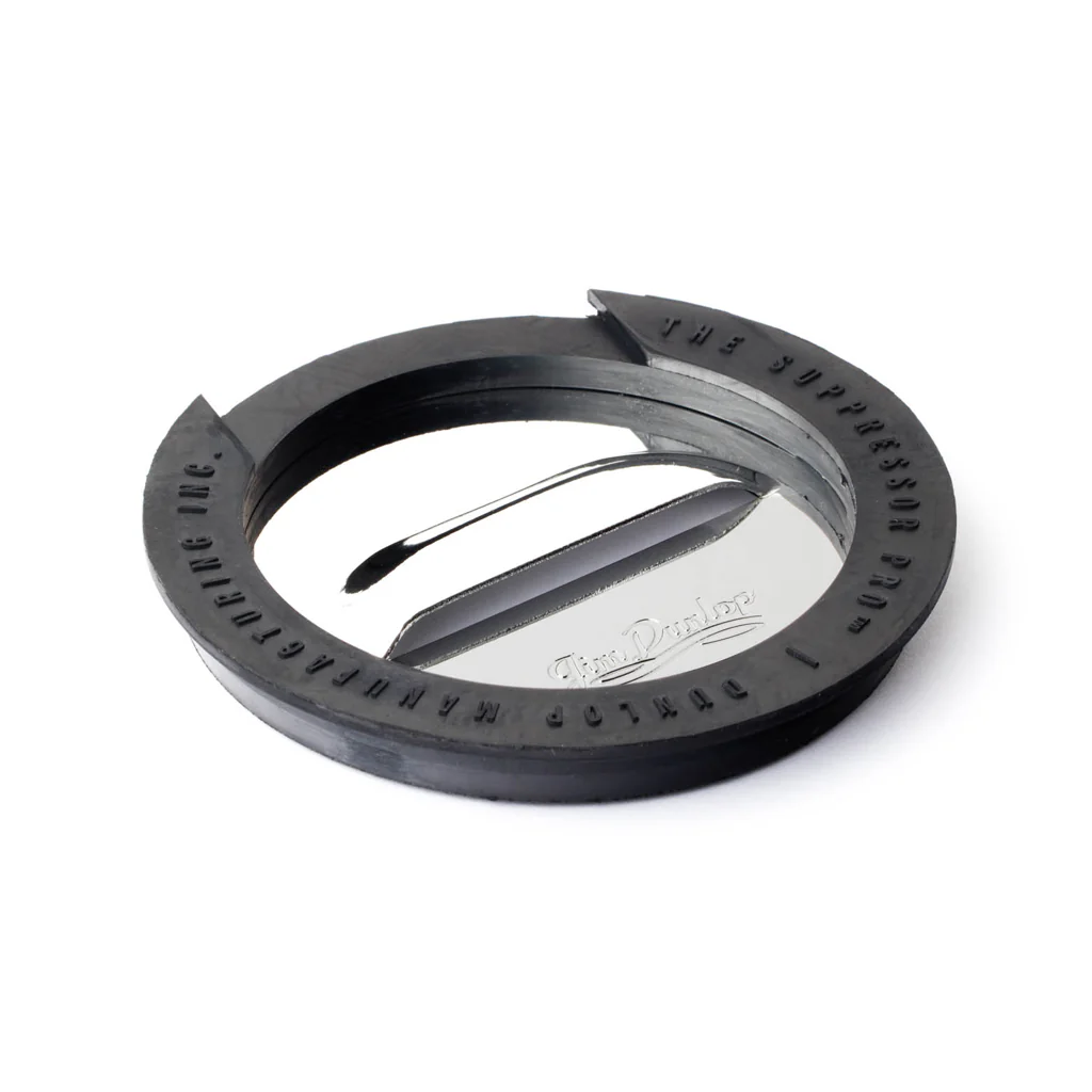 Jim Dunlop DSC311 Suppressor Pro Soundhole Cover, 1 Louvre, Chrome - Image 2