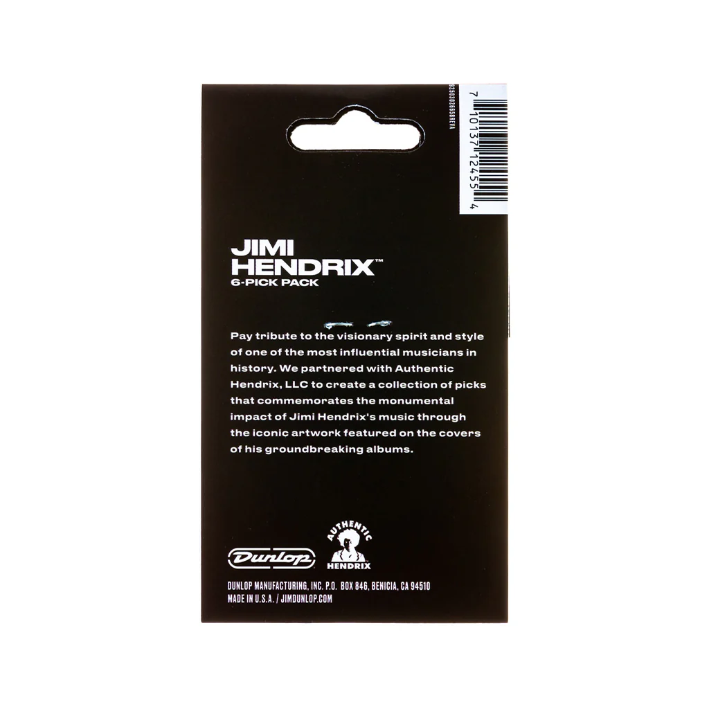 Jim Dunlop JHP03H Jimi Hendrix Electric Ladyland Picks, 6-Pack - Image 2