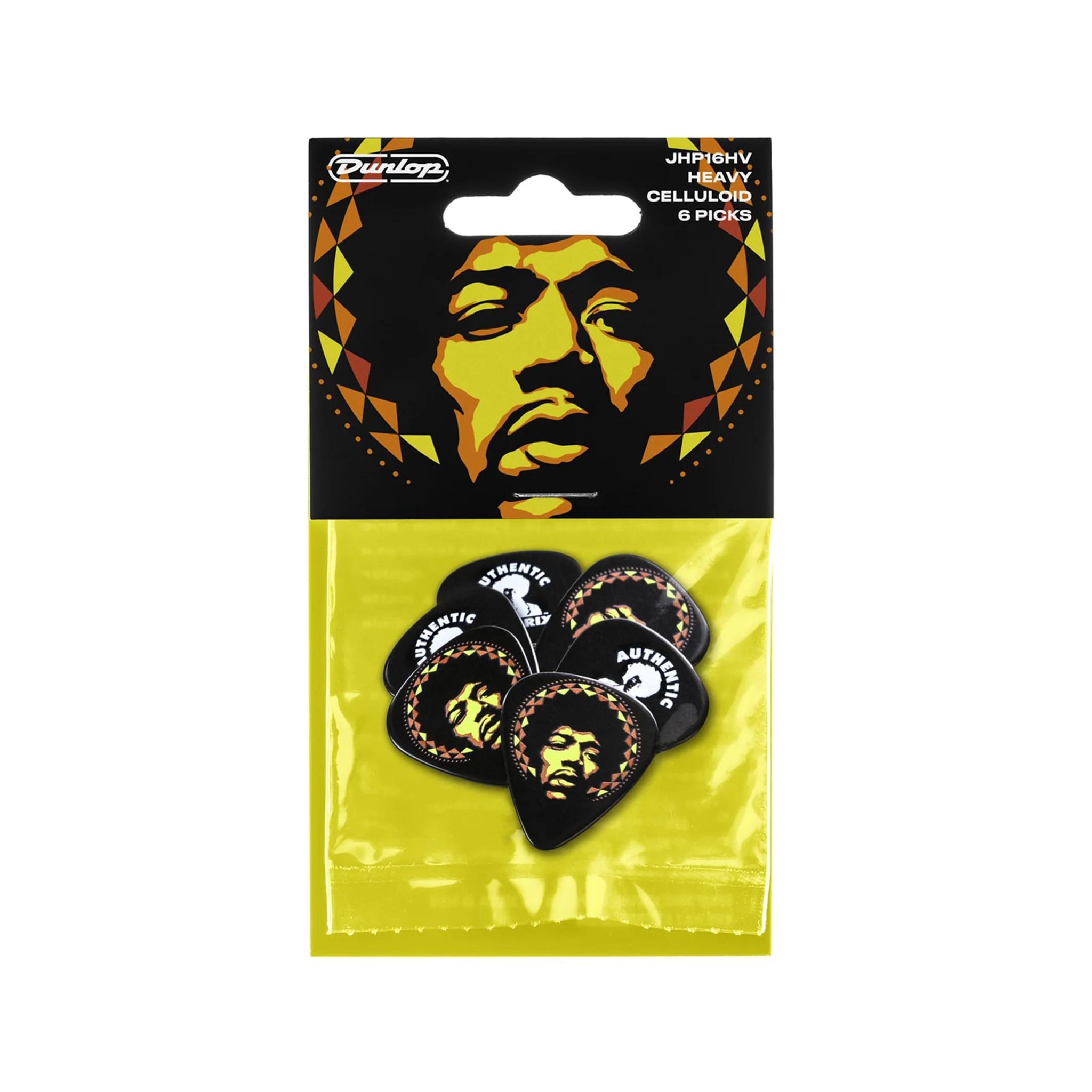 Jim Dunlop JHP16HV Jimi Hendrix Aura Mandala Guitar Pick - Image 3