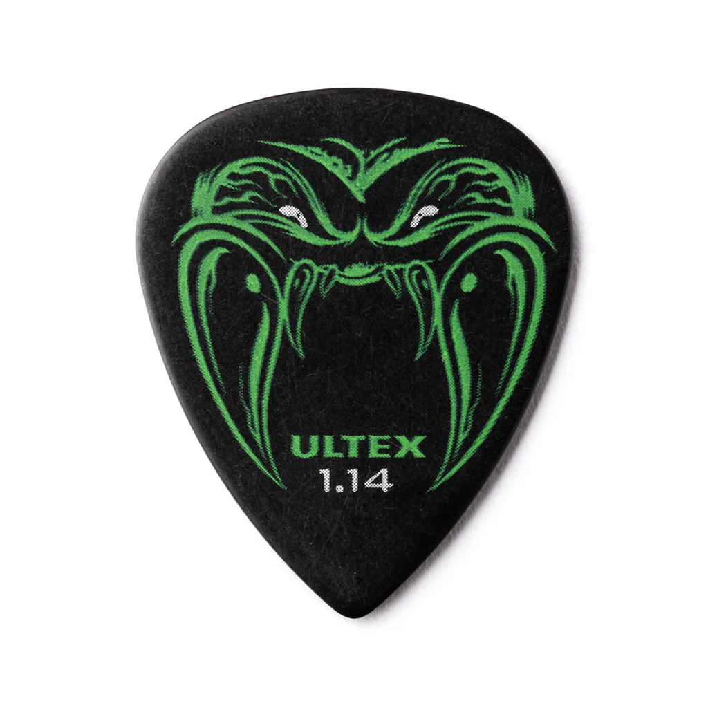Jim Dunlop PH112P1.14 Black Fang Guitar Pick, 6-Picks Player Pack - Image 2