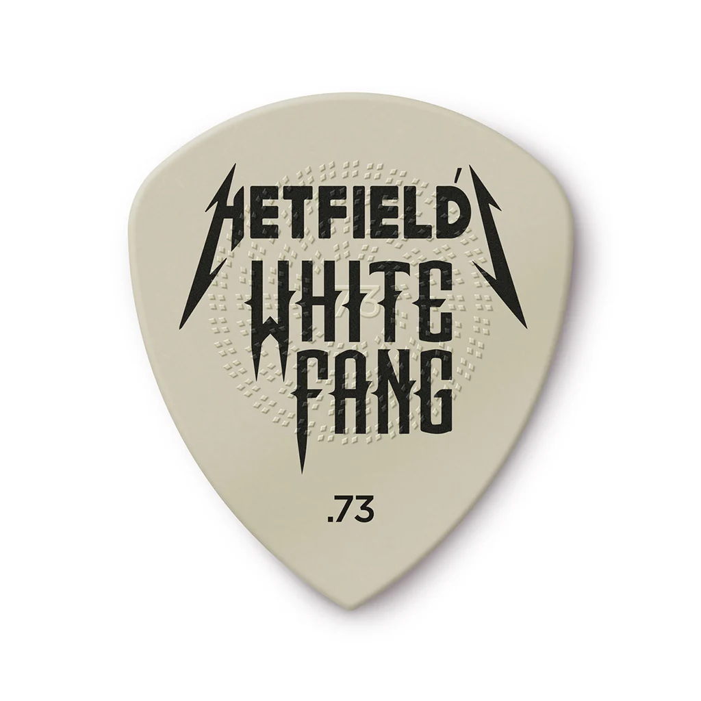 Jim Dunlop PH122P.73 White Fang Guitar Pick, 6-Picks Player Pack
