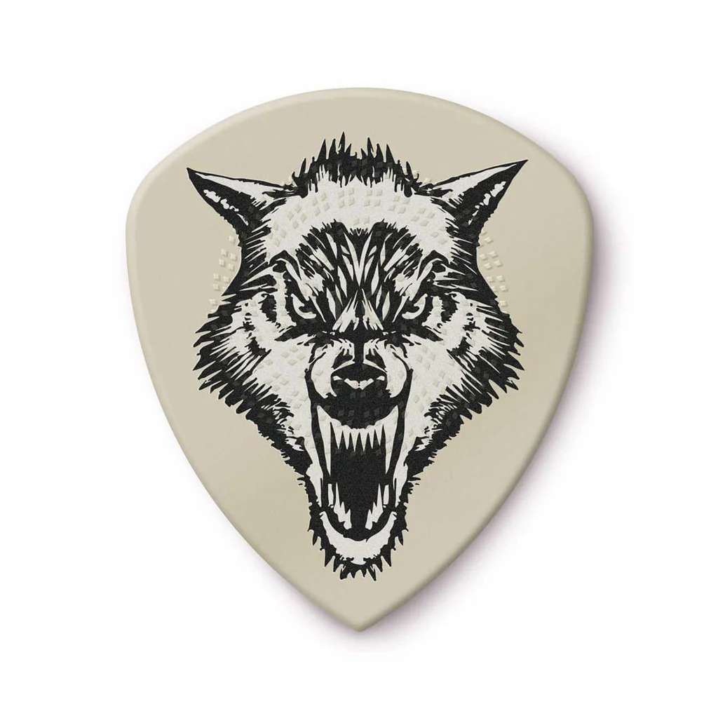 Jim Dunlop PH122P1.0 Hetfield's White Fang Custom Flow Guitar Pick, 6-Pick Players Pack - Image 2