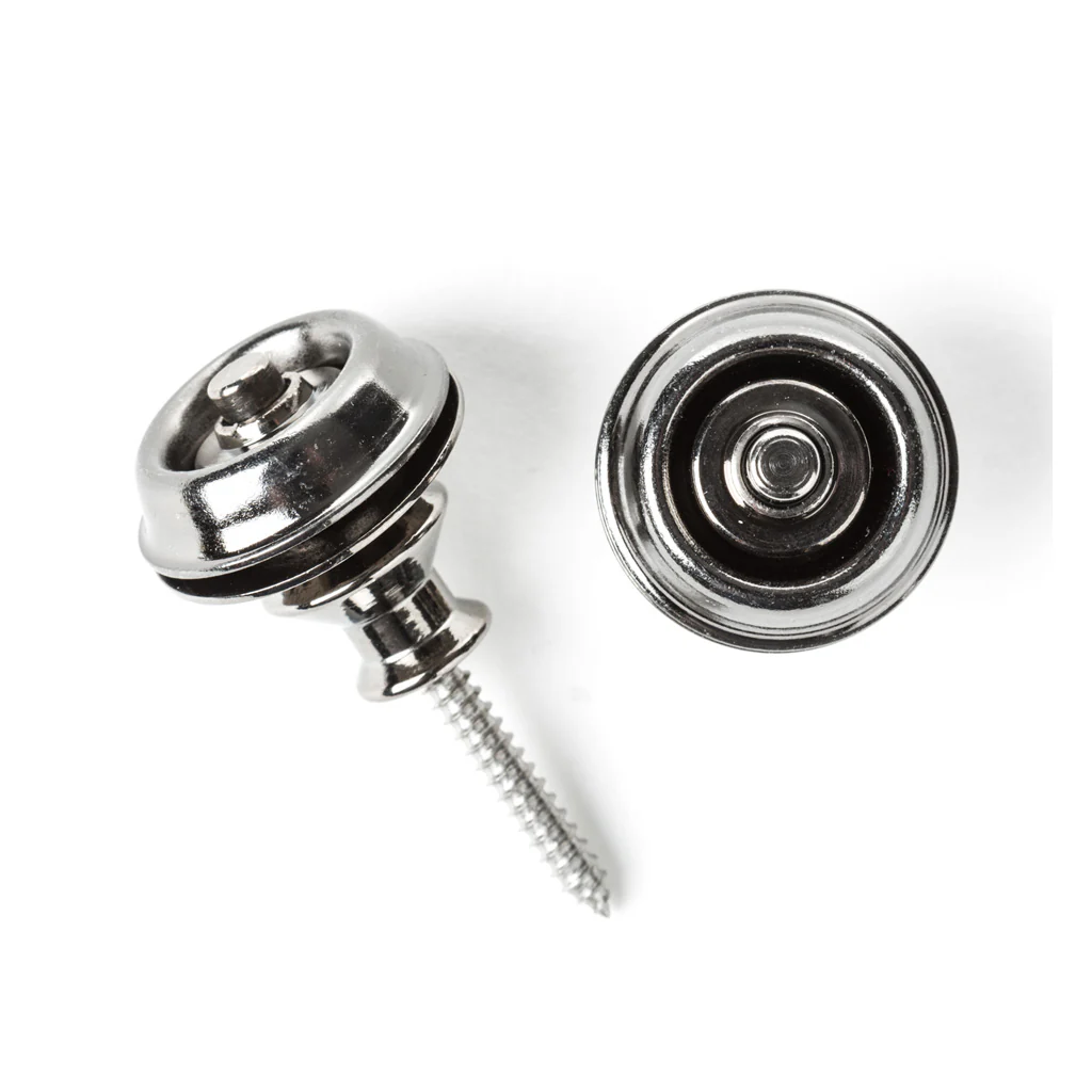 Jim Dunlop SLS1036BN Straplok Dual Design System, Black Nickel