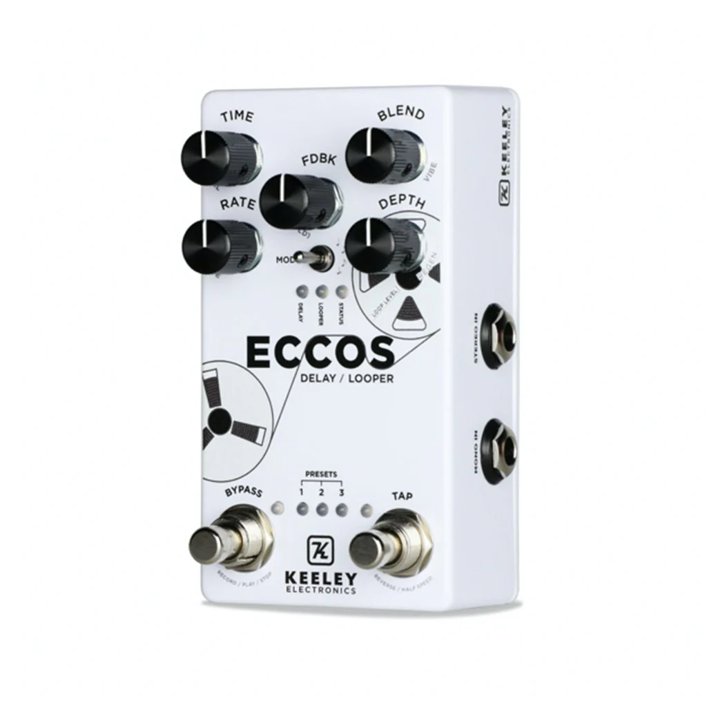 Keeley ECCOS Neo-Vintage Tape Delay Guitar Effects Pedal - Image 3