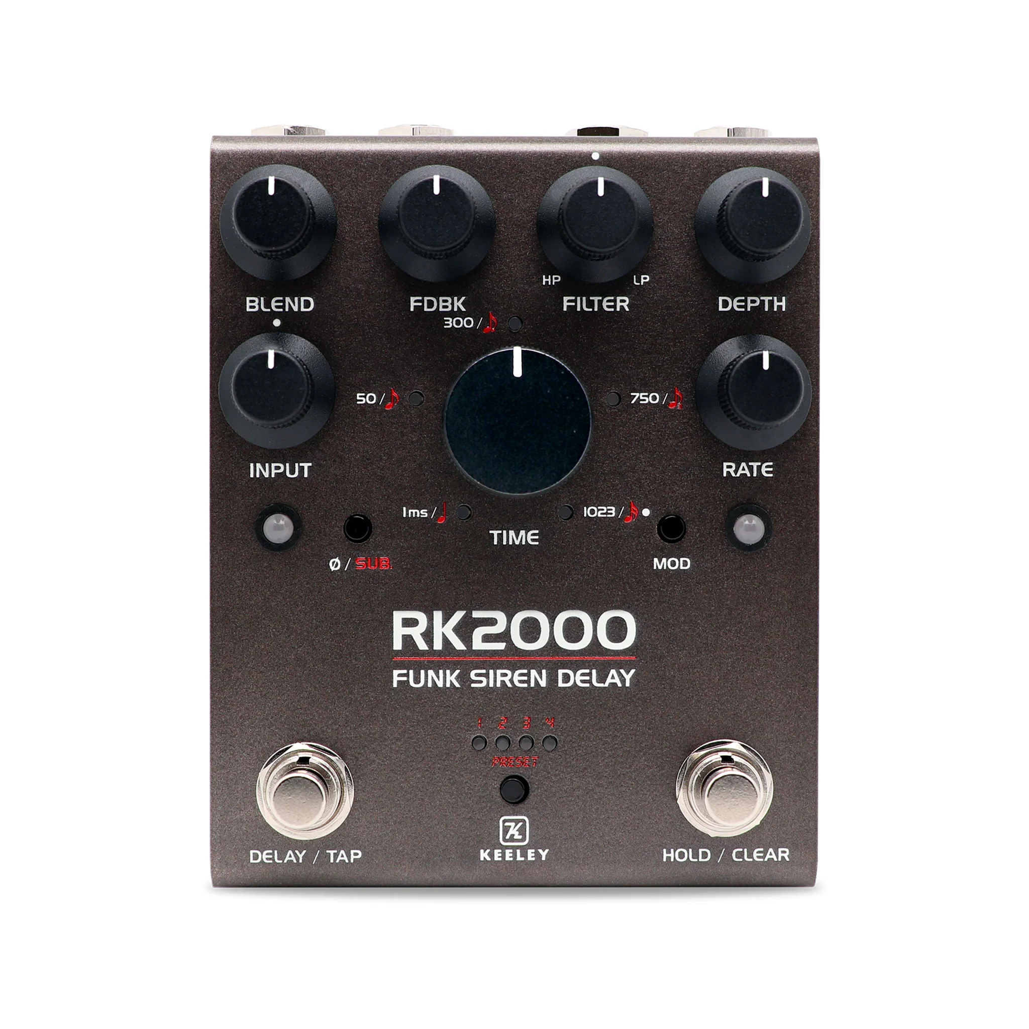 Keeley RK2000 Funk Siren Delay Guitar Effects Pedal