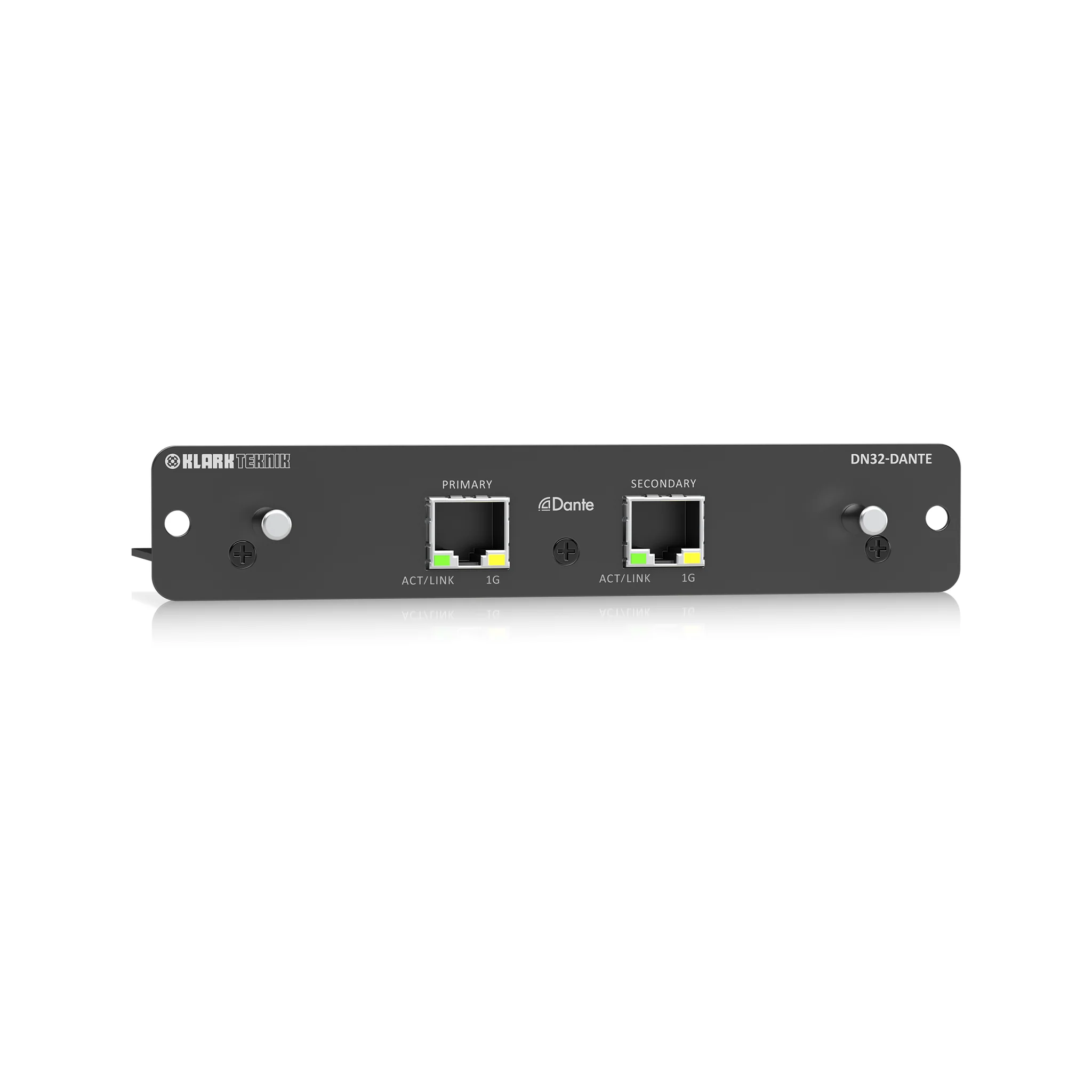Klark Teknik DN32-DANTE Audinate Dante Expansion Module with up to 32 Bidirectional Channels - Image 2