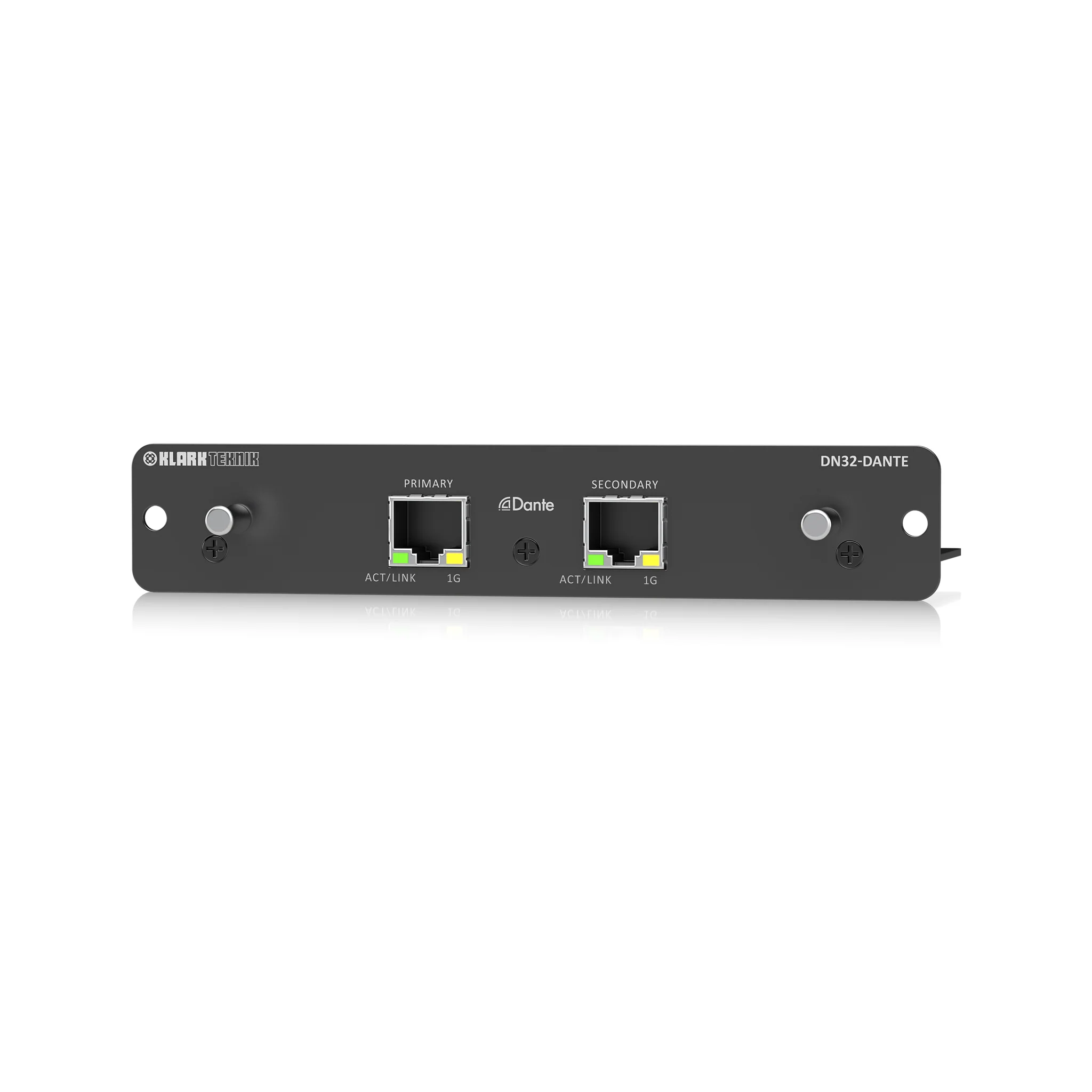 Klark Teknik DN32-DANTE Audinate Dante Expansion Module with up to 32 Bidirectional Channels - Image 3