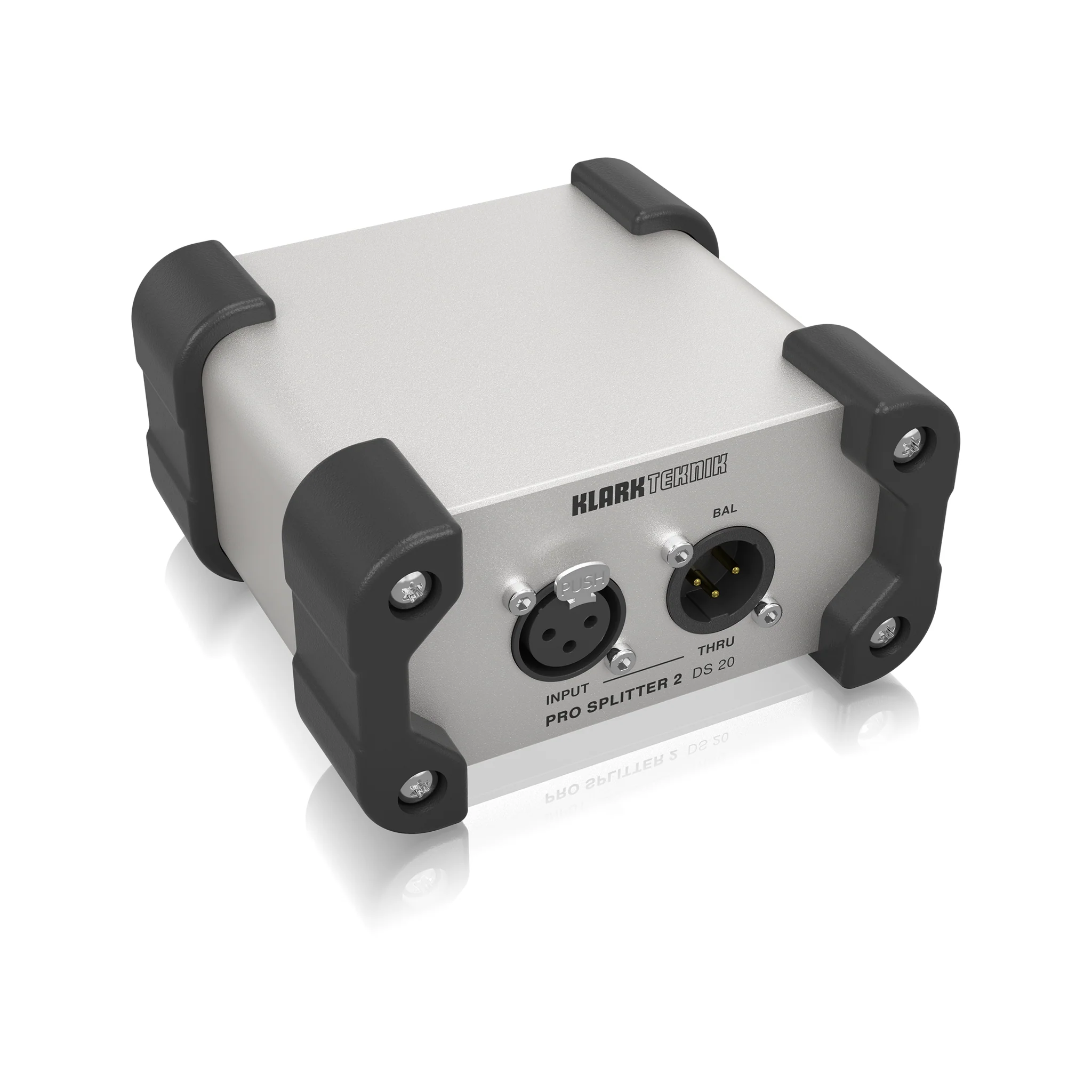 Klark Teknik DS 20 1-in / 2-out Passive Signal Splitter w/ Midas Transformer and Extended Dynamic Ra - Image 3