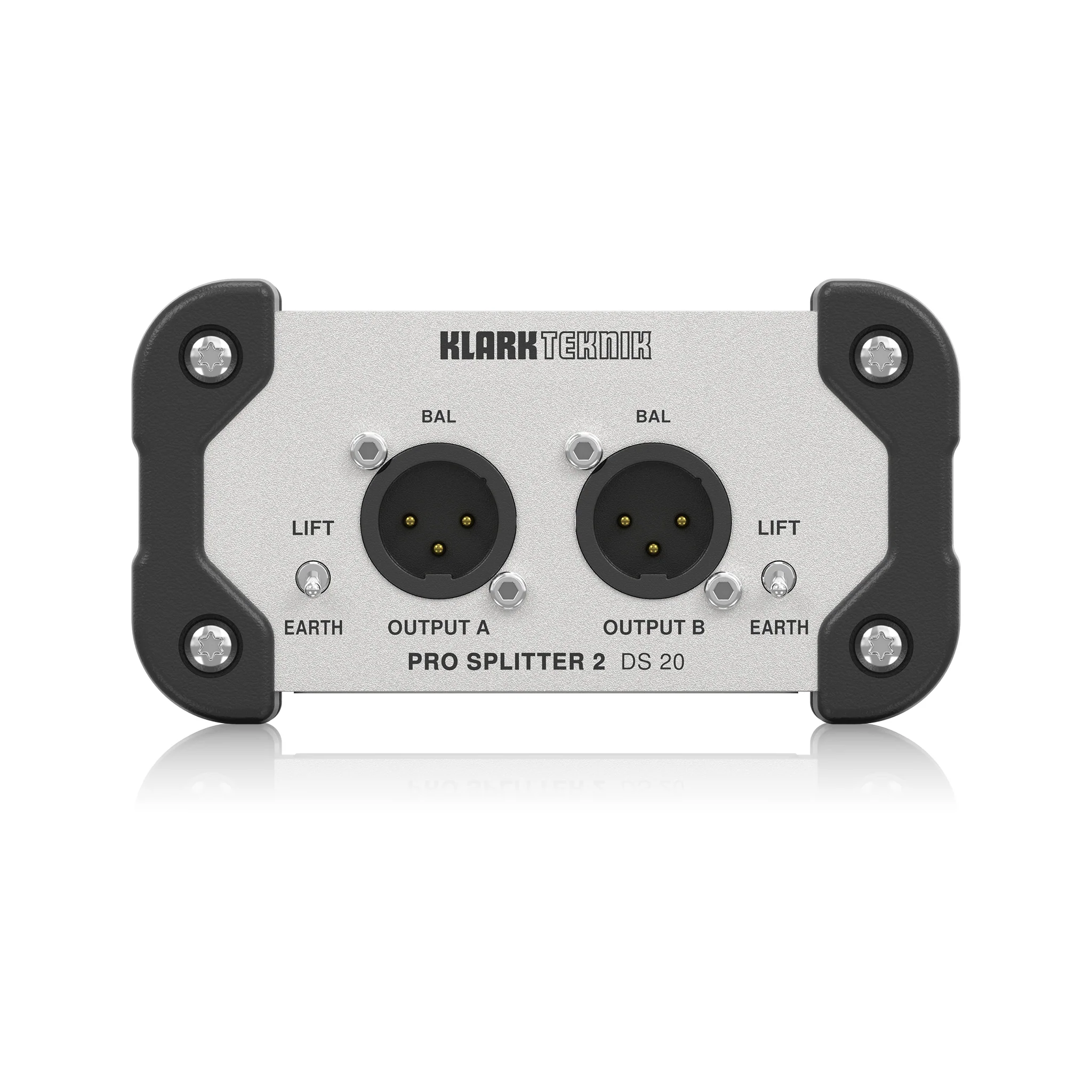 Klark Teknik DS 20 1-in / 2-out Passive Signal Splitter w/ Midas Transformer and Extended Dynamic Ra - Image 4