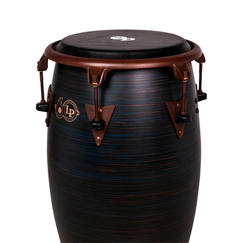 Latin Percussion LP810T-60 12-1/2inch 60th Anni Fiberglass Tumba, w/Rustic Bronze Hardware - Image 6