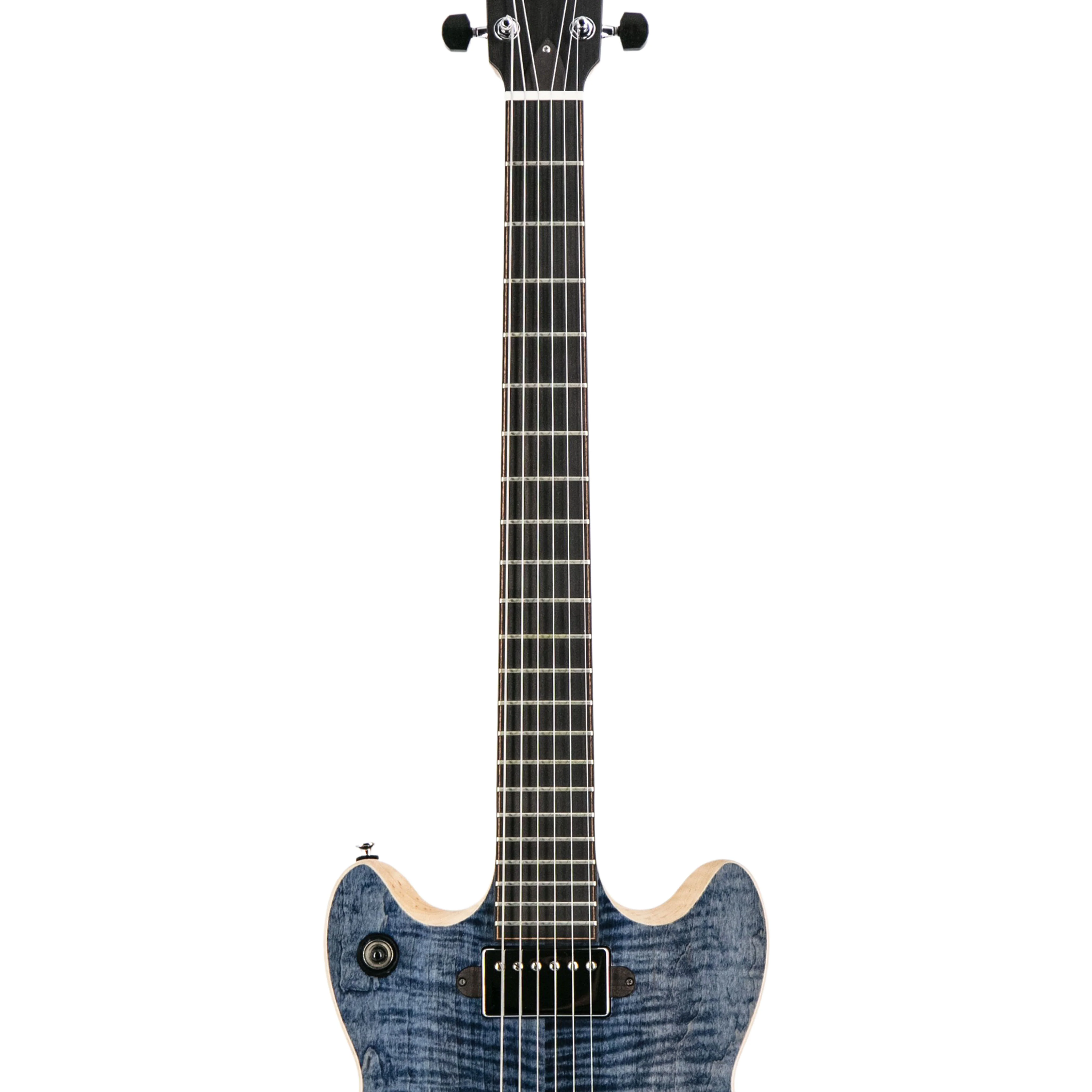 Lowden GL-J Mahogany Top Midnight Blue Jazz Electric Guitar - Image 5