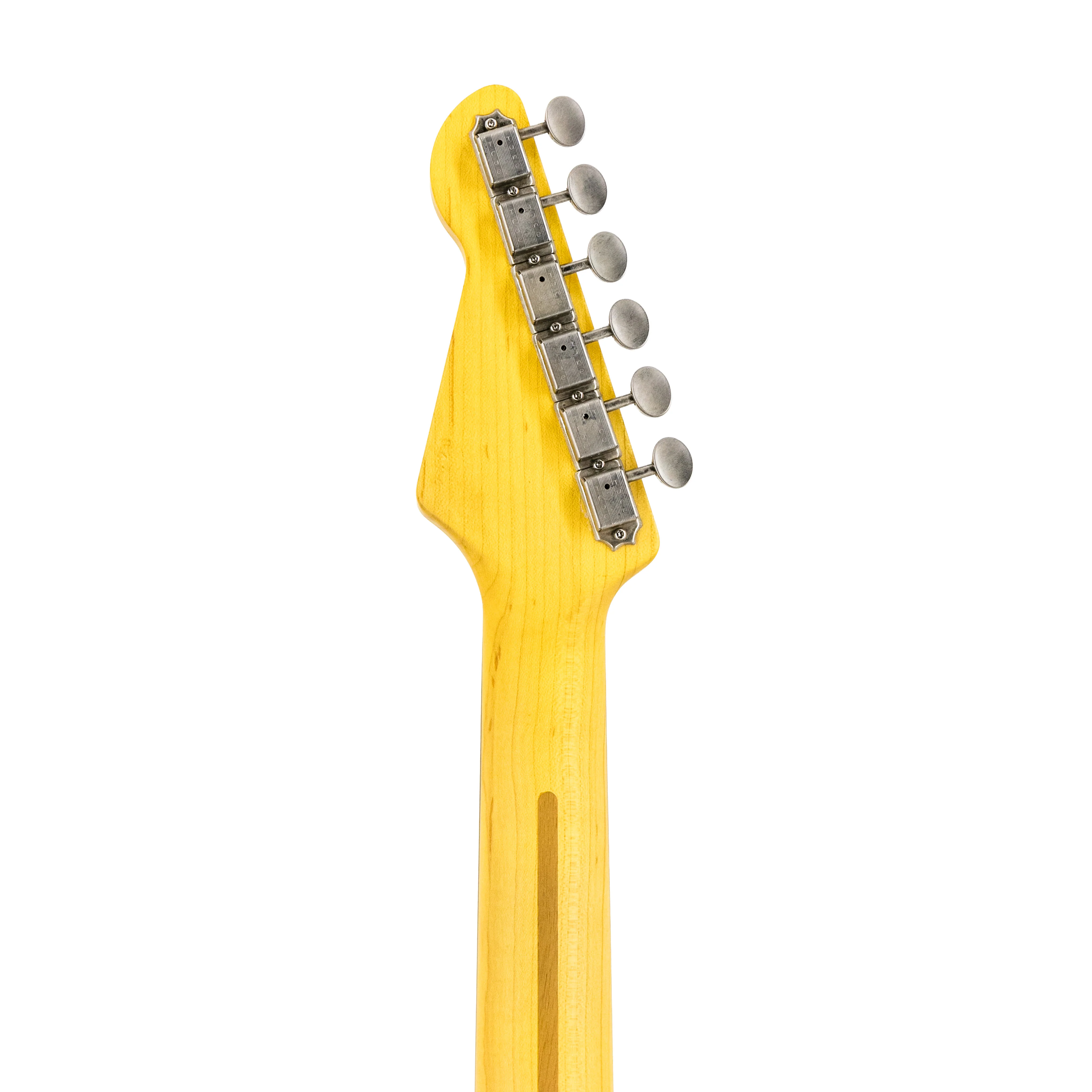 LsL Instruments SSS Chris Fleming Series Saticoy 60s Classic S Style Ele Guitar w/Case, Lake Placid Blue - Image 8