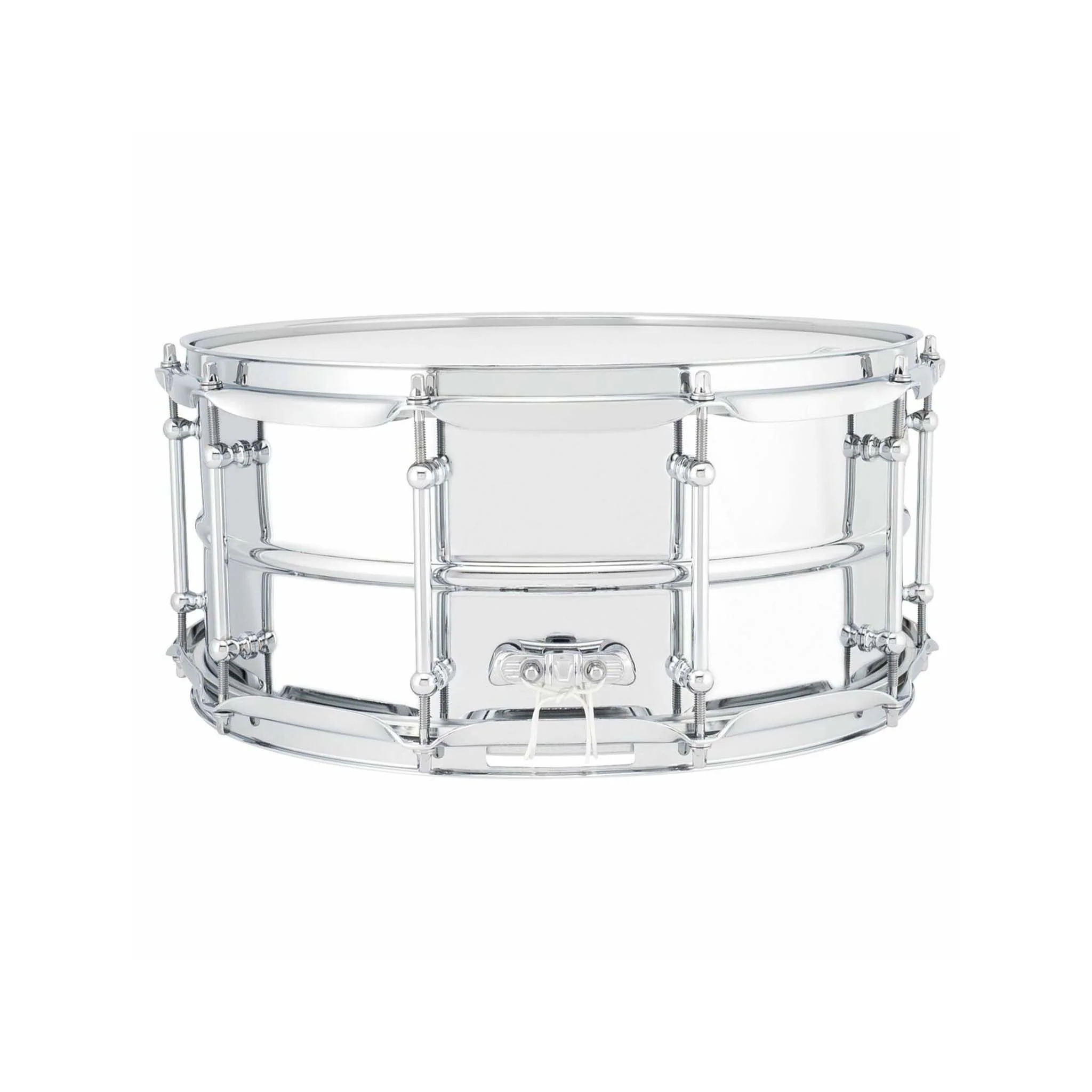 Ludwig LU5514SL 5.5x14inch Supralite Polished Steel Snare Drum - Image 2