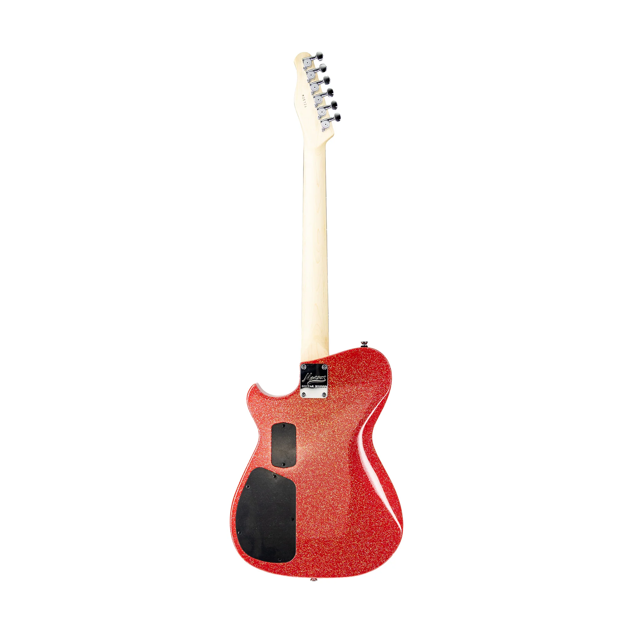 Manson Guitar Works M-Series MB-1 Sustainer Electric Guitar w/MONO Bag, RW FB, Red Holosparkle - Image 2